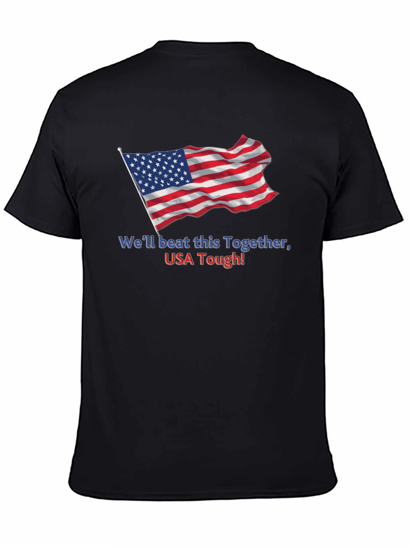 USA Tough T-Shirt - Patriotic American Flag Tee