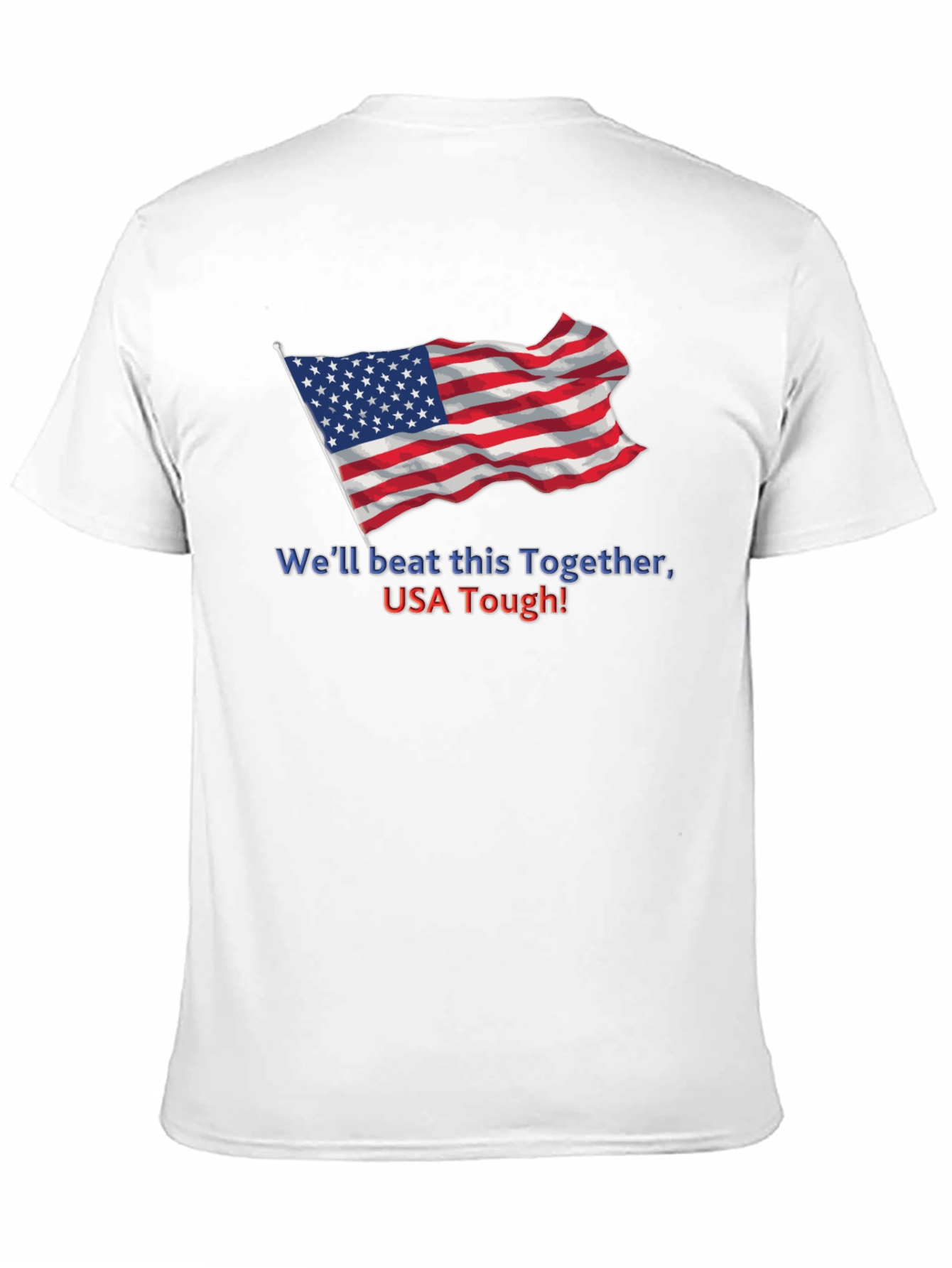 USA Tough T-Shirt - Patriotic American Flag Tee