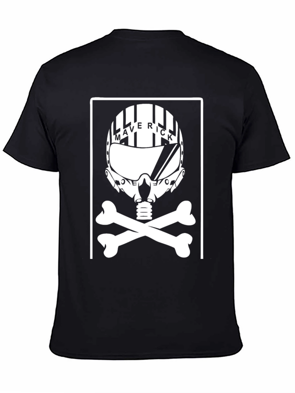 Maverick Skull Tee - Top Gun Inspired Graphic T-Shirt