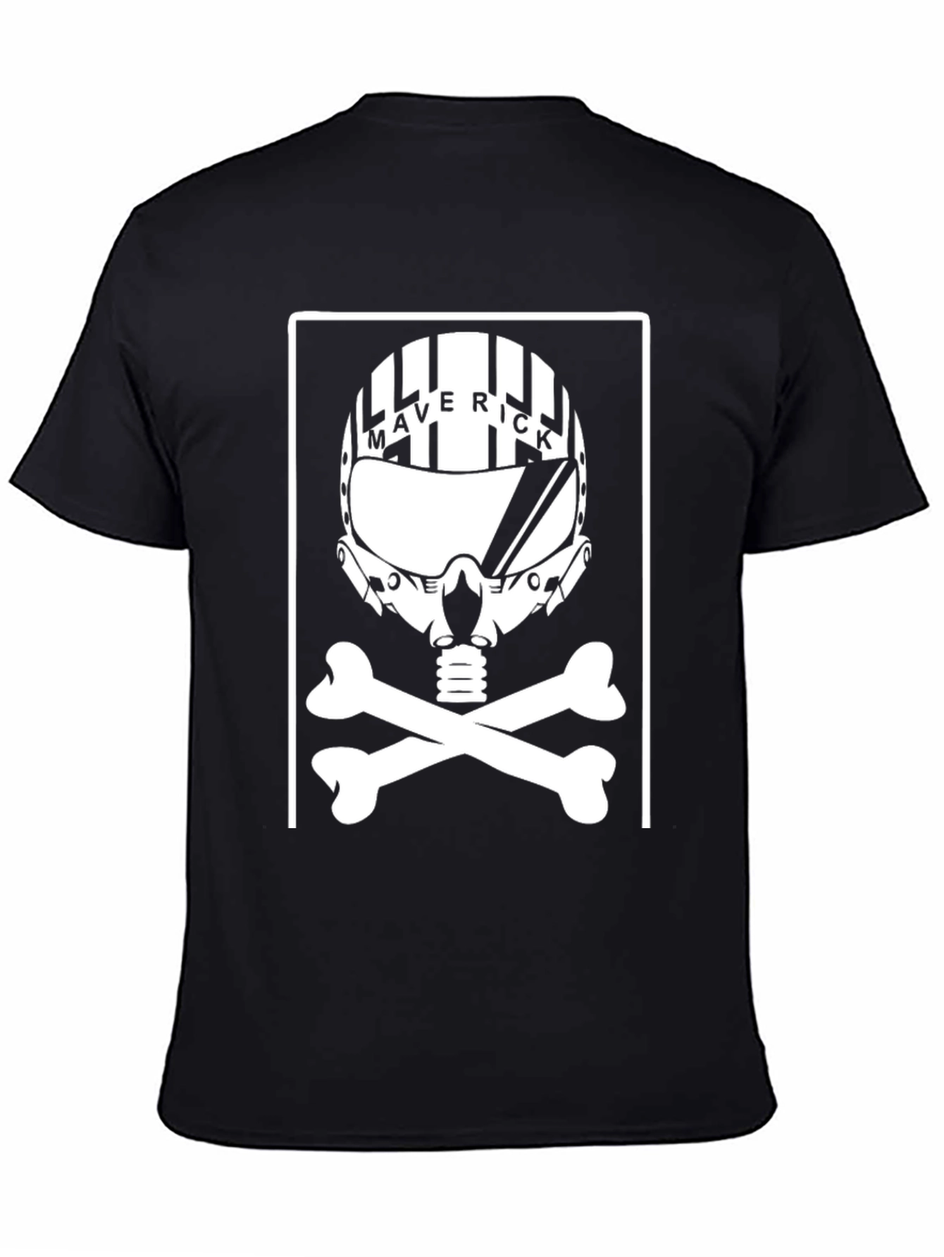 Maverick Skull Tee - Top Gun Inspired Graphic T-Shirt