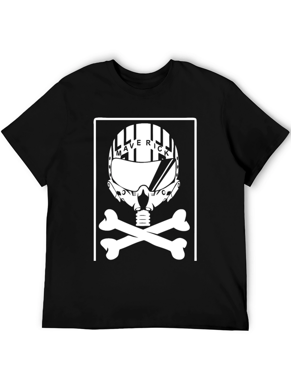 Maverick Skull Tee - Top Gun Inspired Graphic T-Shirt