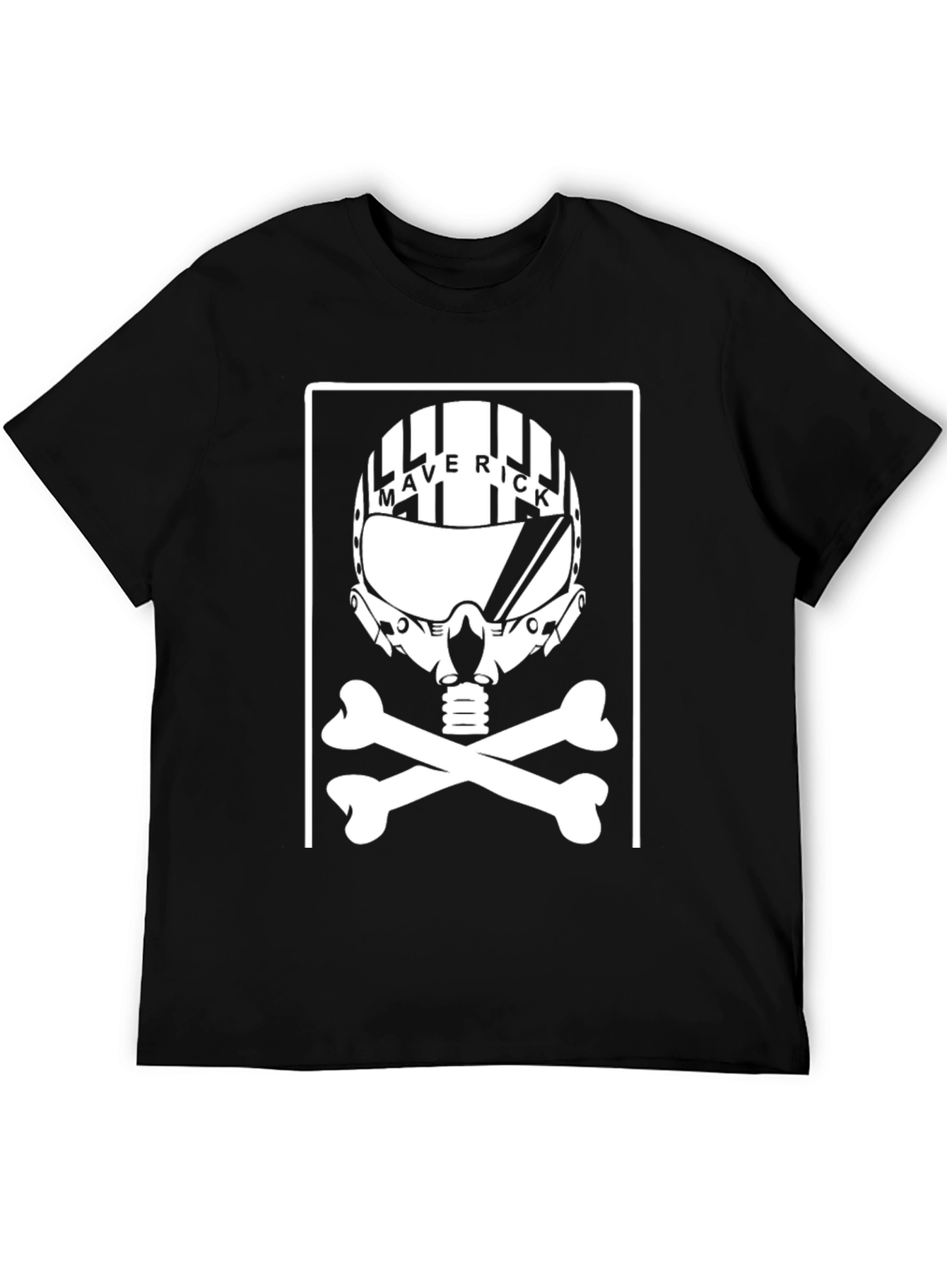 Maverick Skull Tee - Top Gun Inspired Graphic T-Shirt