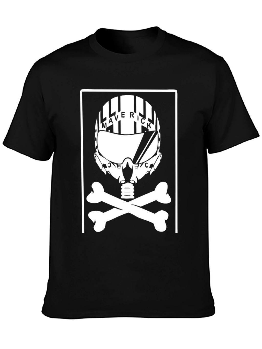 Maverick Skull Tee - Top Gun Inspired Graphic T-Shirt