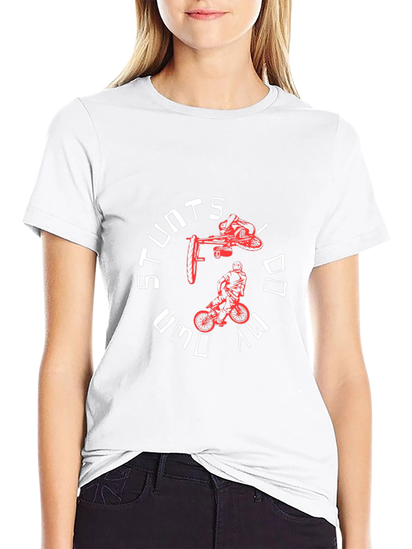 Stunts I Do My Own Way Black T-Shirt