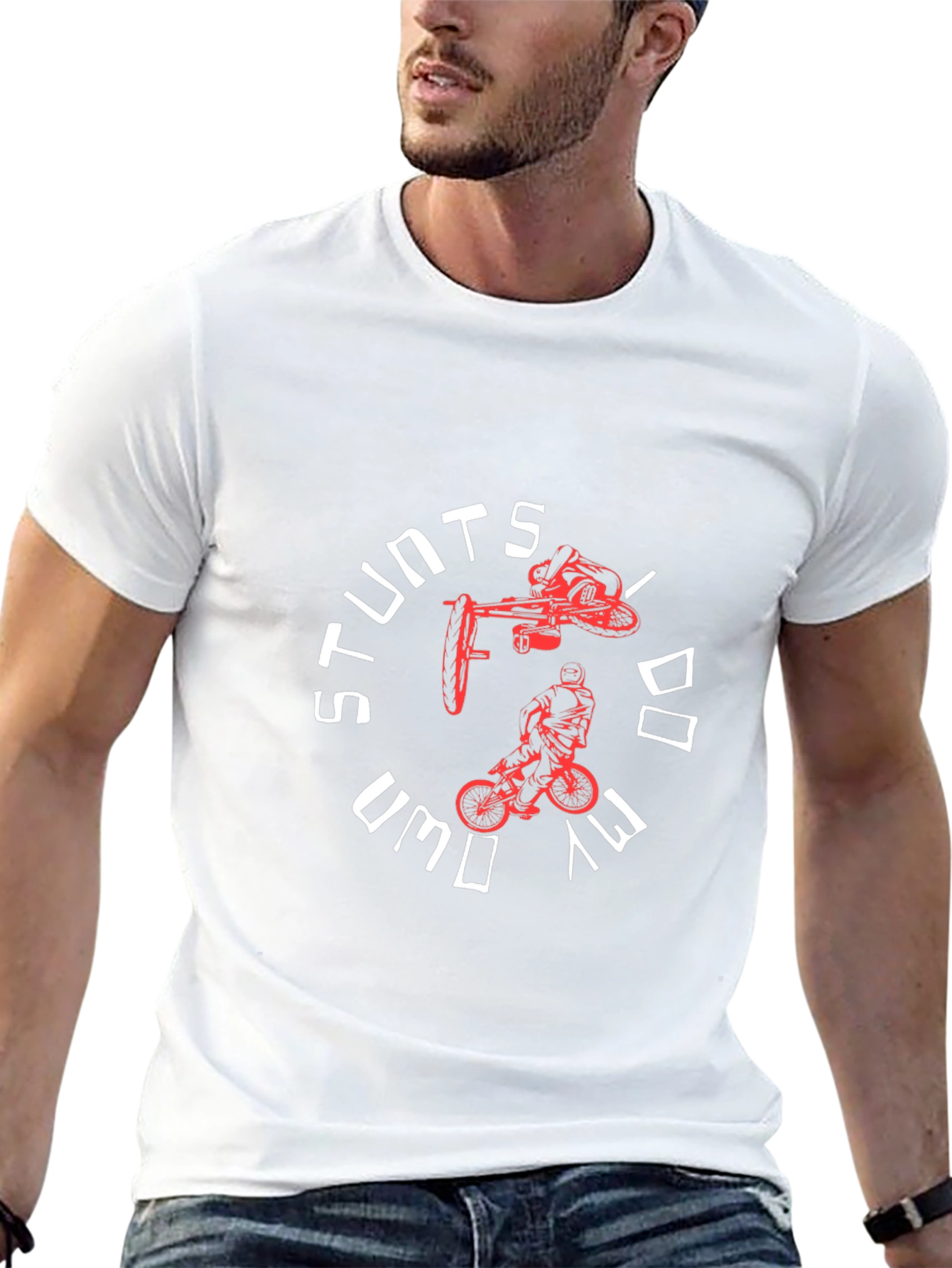 Stunts I Do My Own Way Black T-Shirt