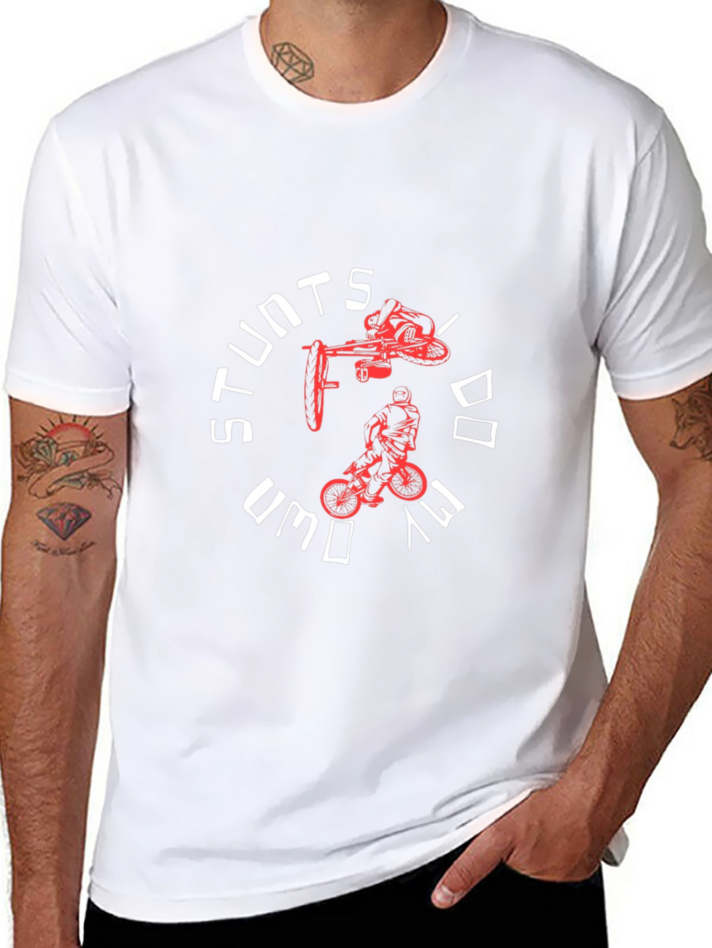Stunts I Do My Own Way Black T-Shirt