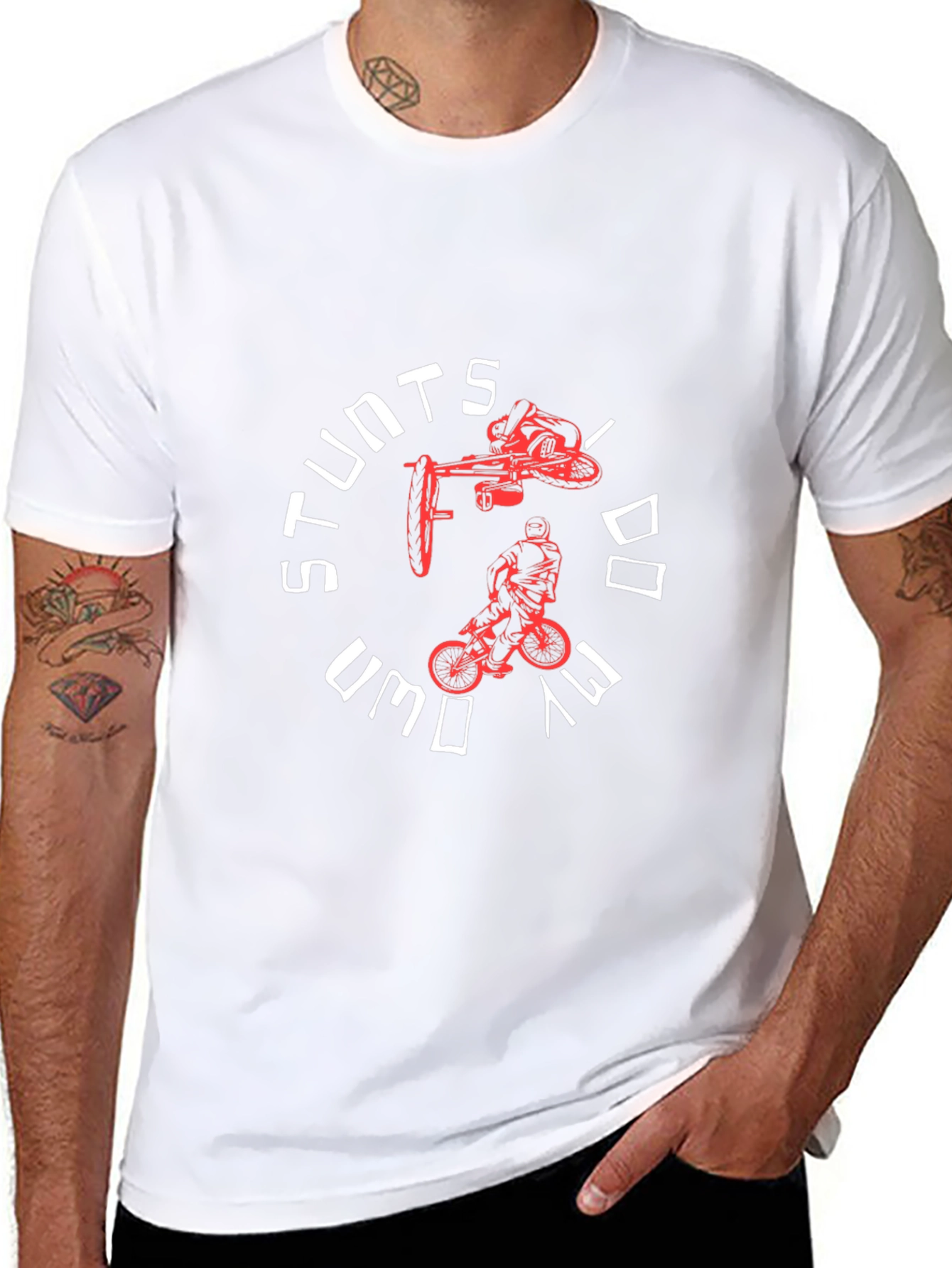 Stunts I Do My Own Way Black T-Shirt