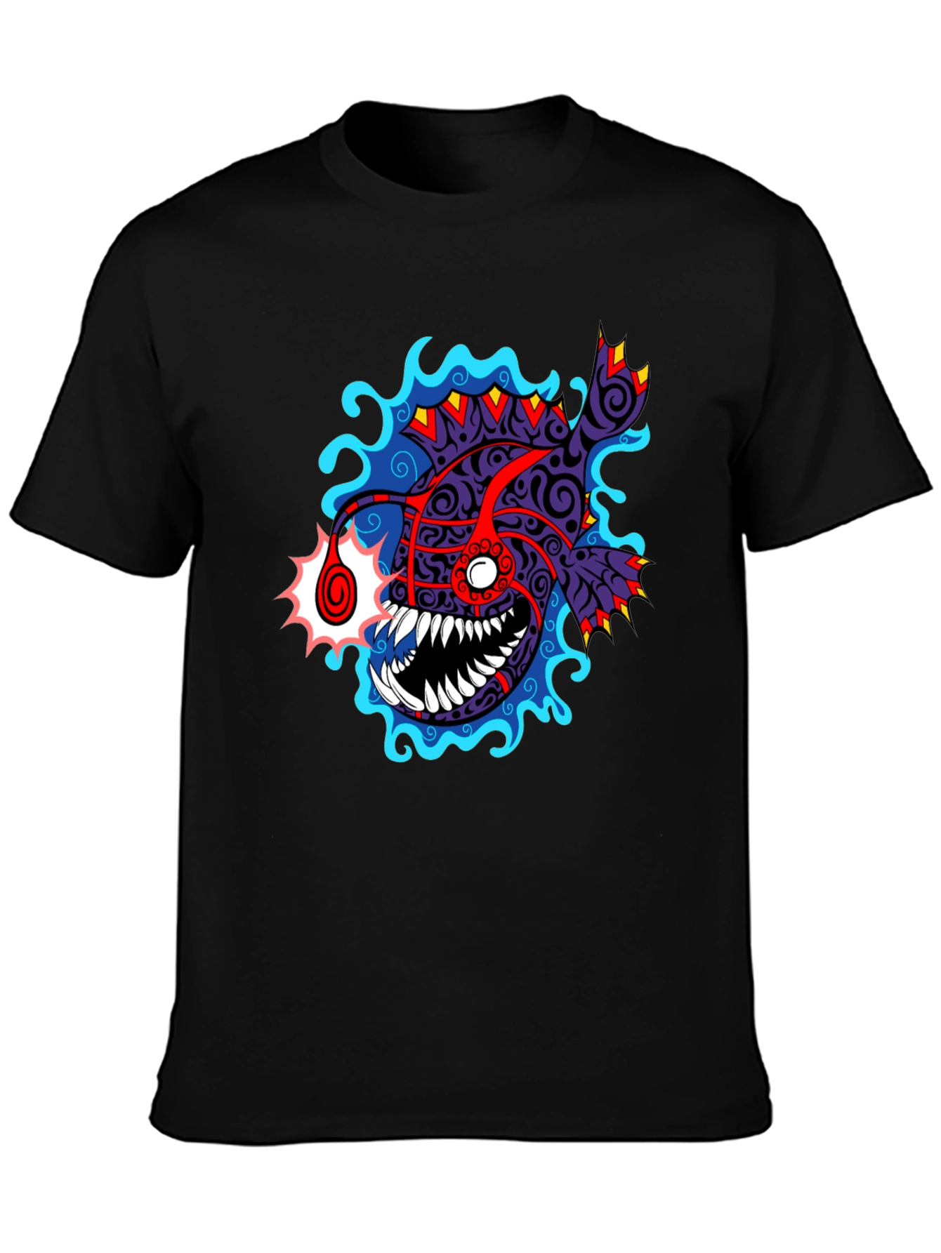 Angler Fish Graphic Tee - Deep Sea Predator