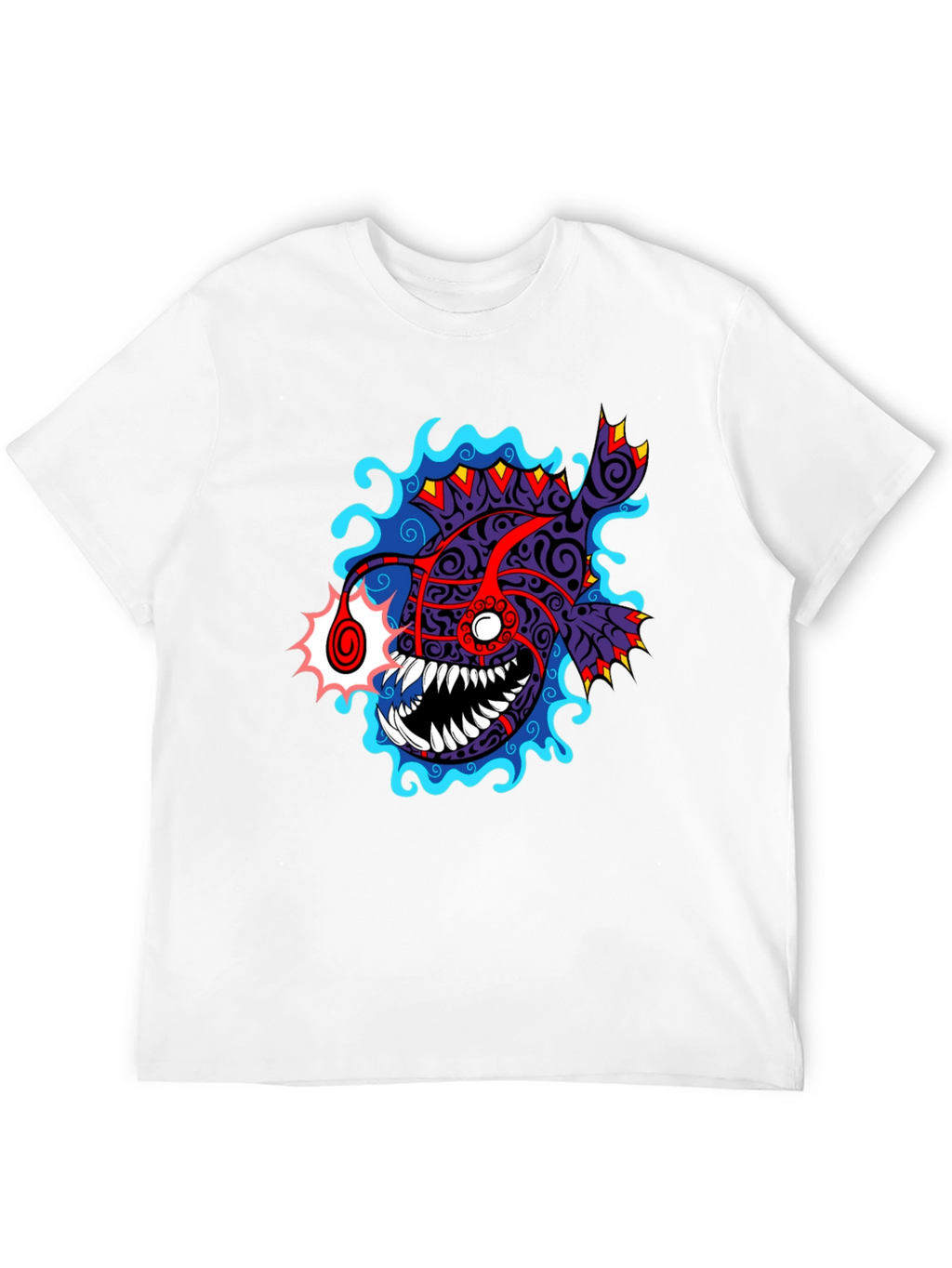 Angler Fish Graphic Tee - Deep Sea Predator