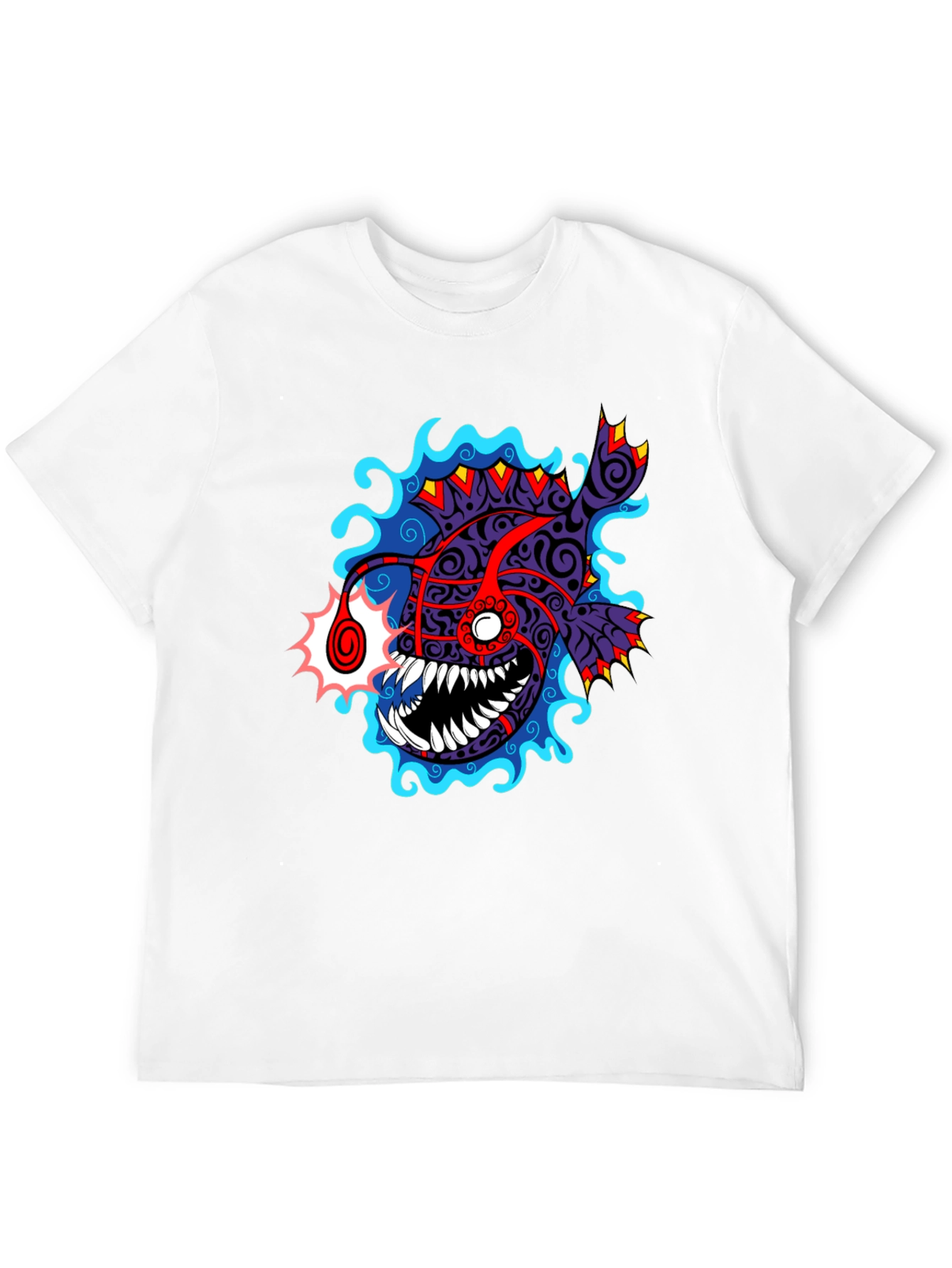 Angler Fish Graphic Tee - Deep Sea Predator