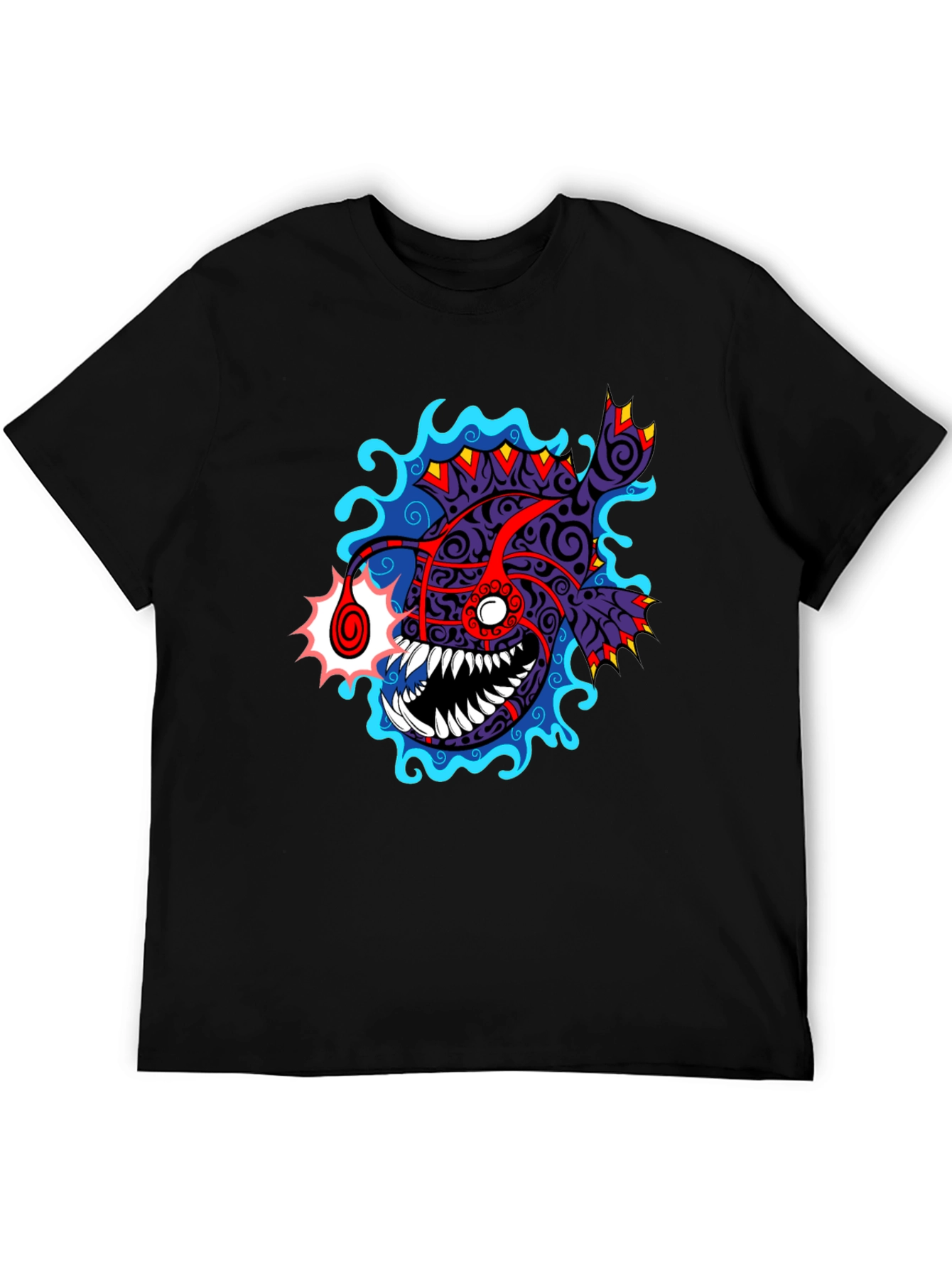Angler Fish Graphic Tee - Deep Sea Predator