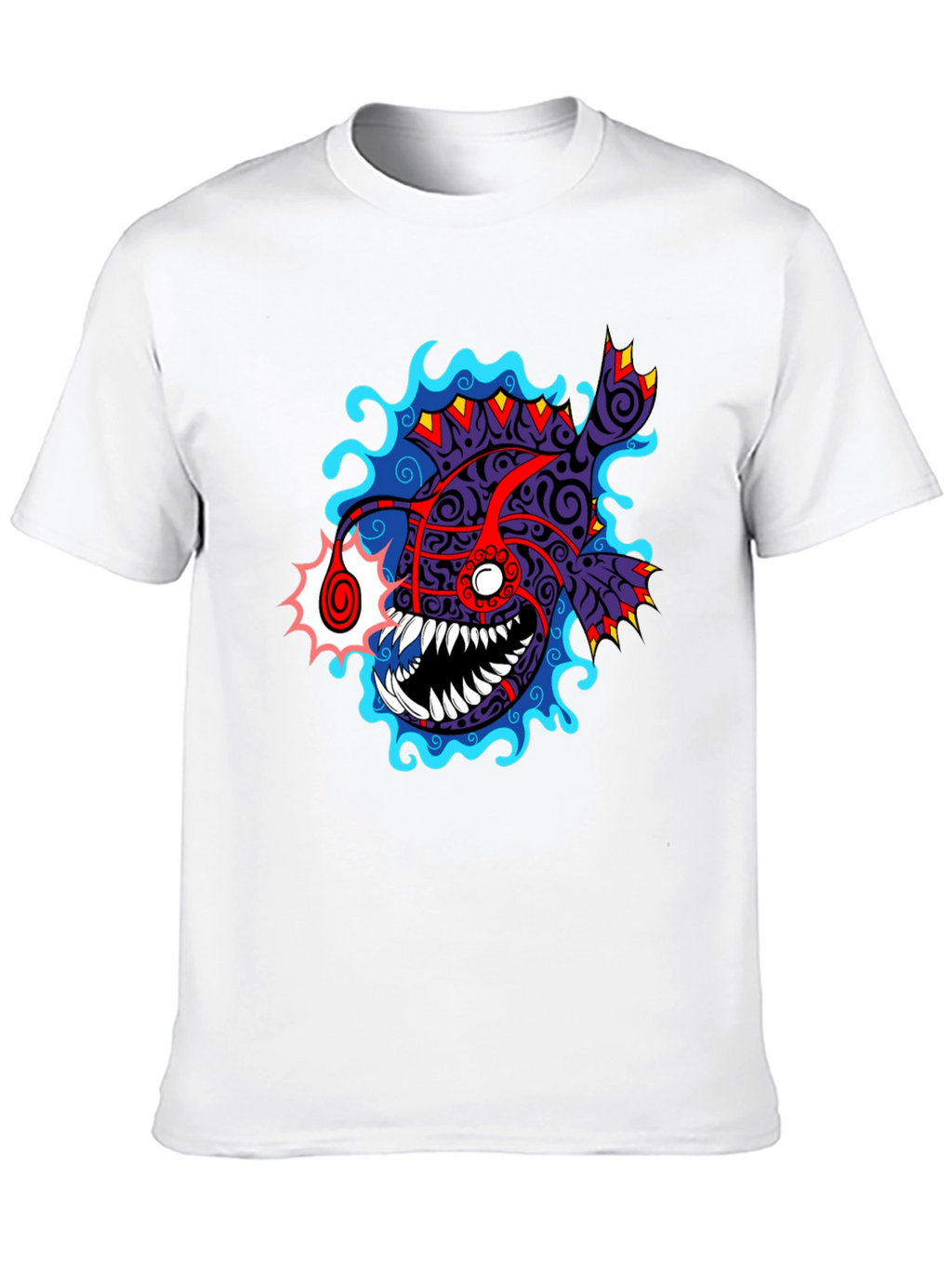 Angler Fish Graphic Tee - Deep Sea Predator