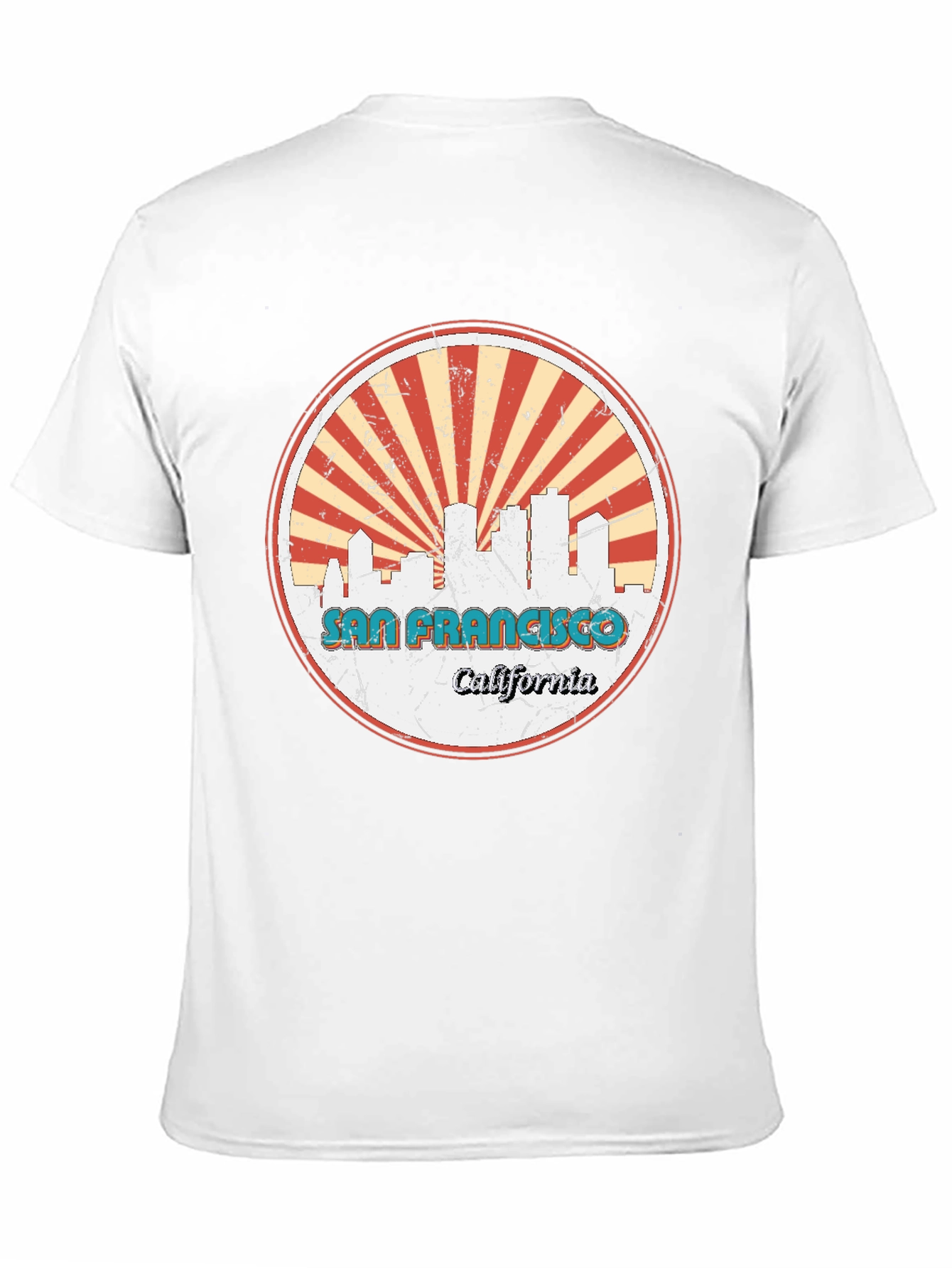 San Francisco Skyline Graphic Tee - Retro Style