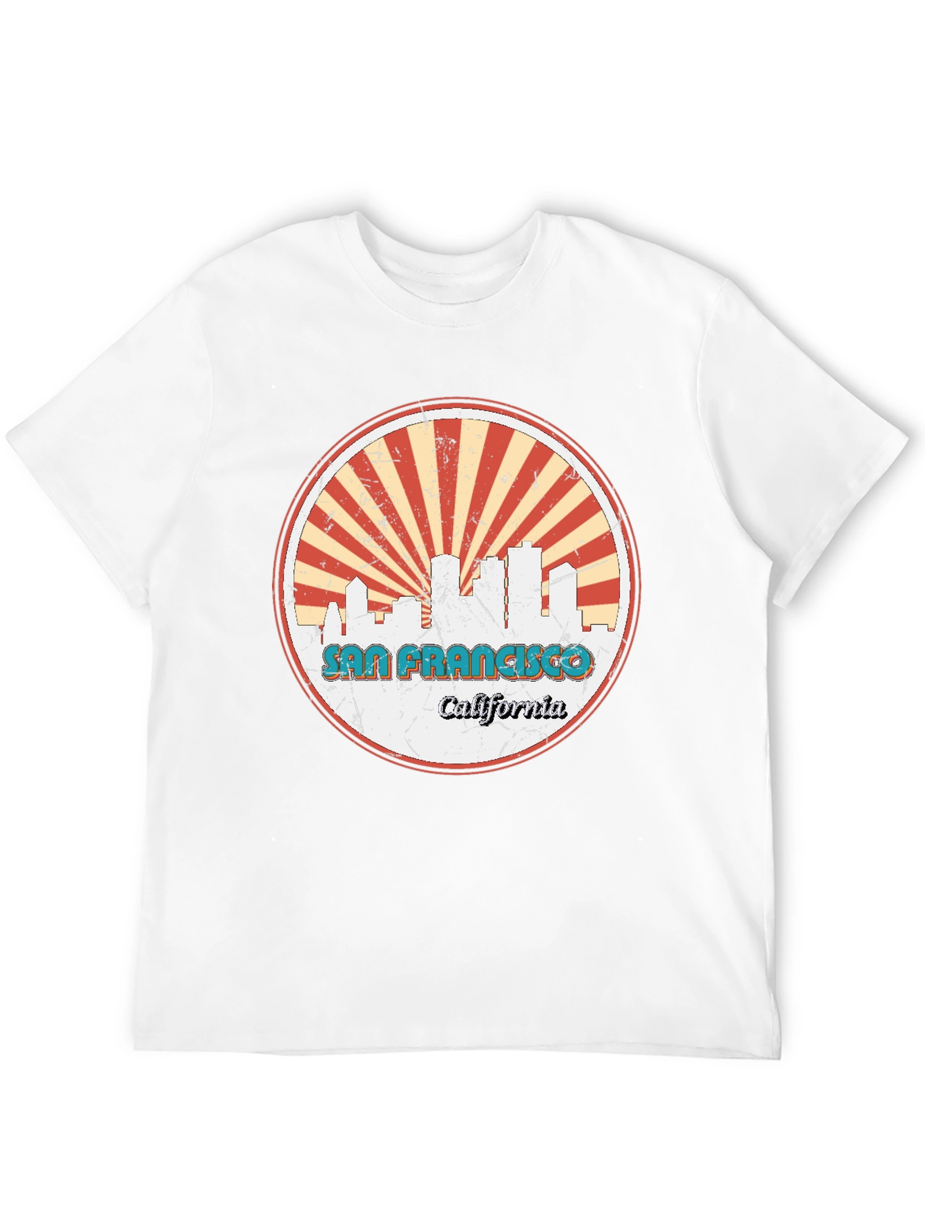 San Francisco Skyline Graphic Tee - Retro Style