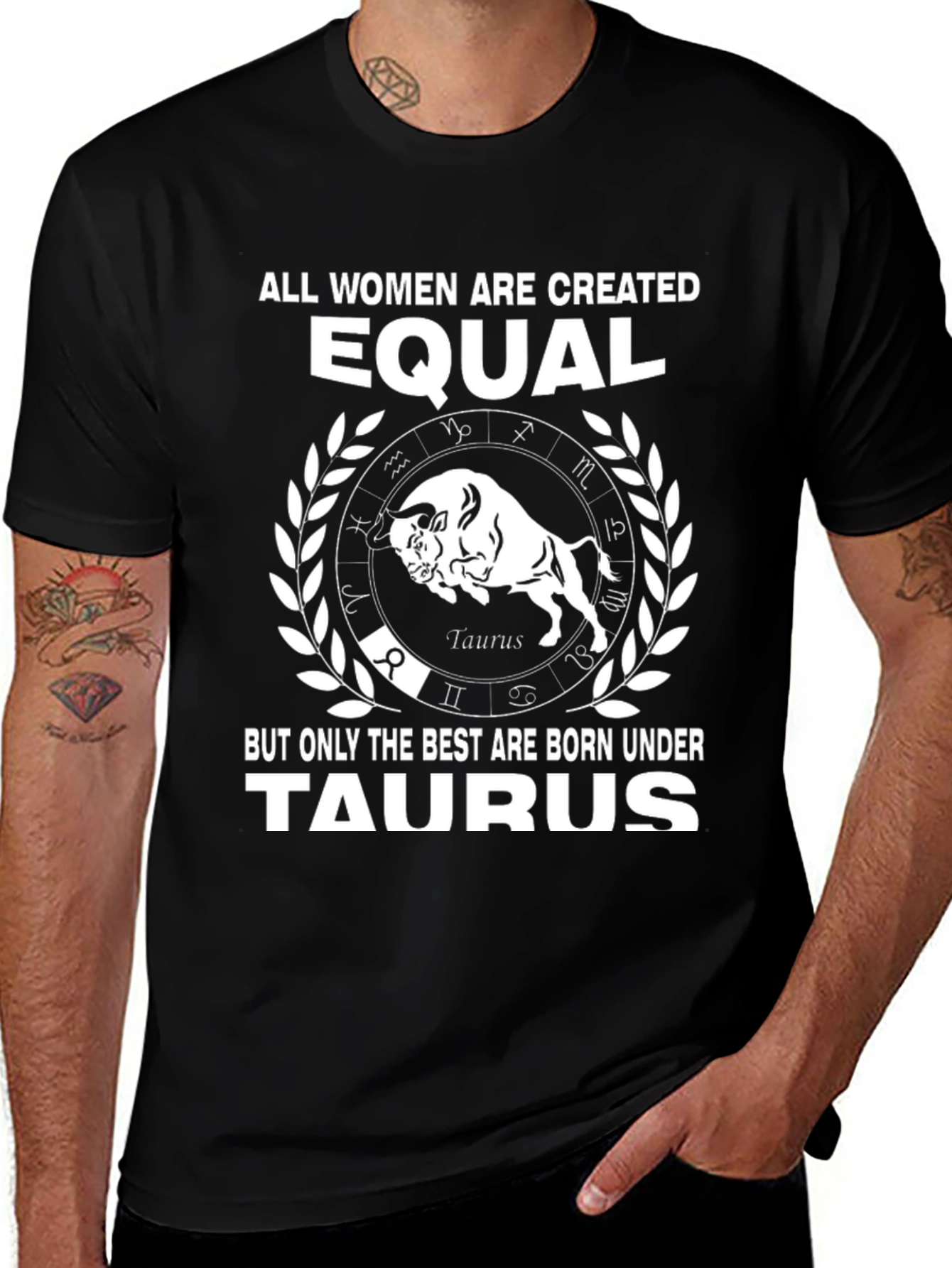 Taurus Zodiac Womens Graphic T-Shirt