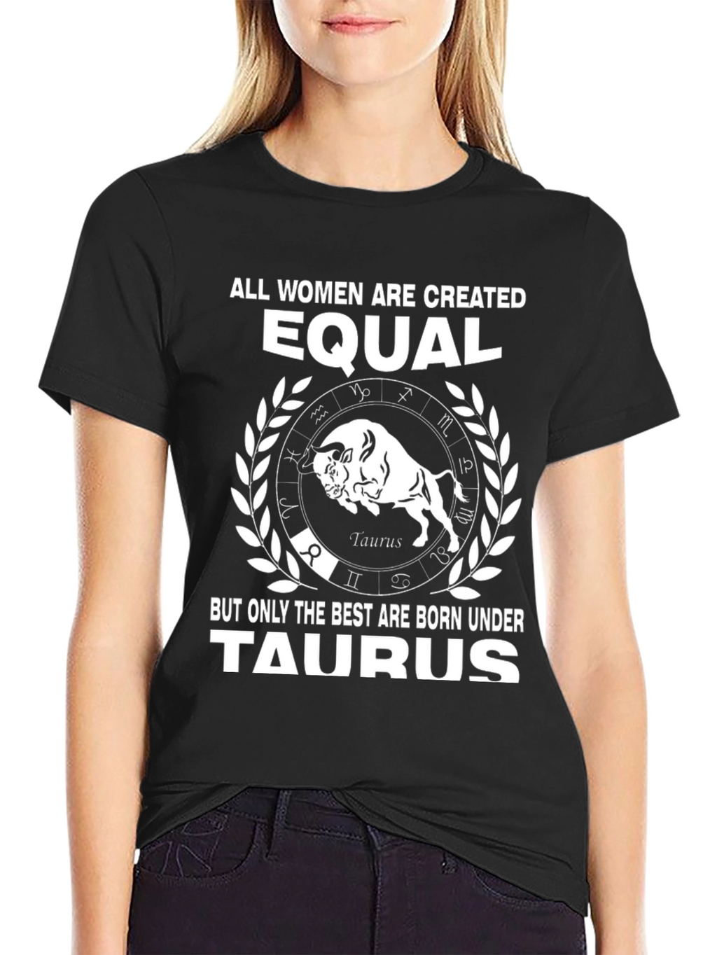 Taurus Zodiac Womens Graphic T-Shirt