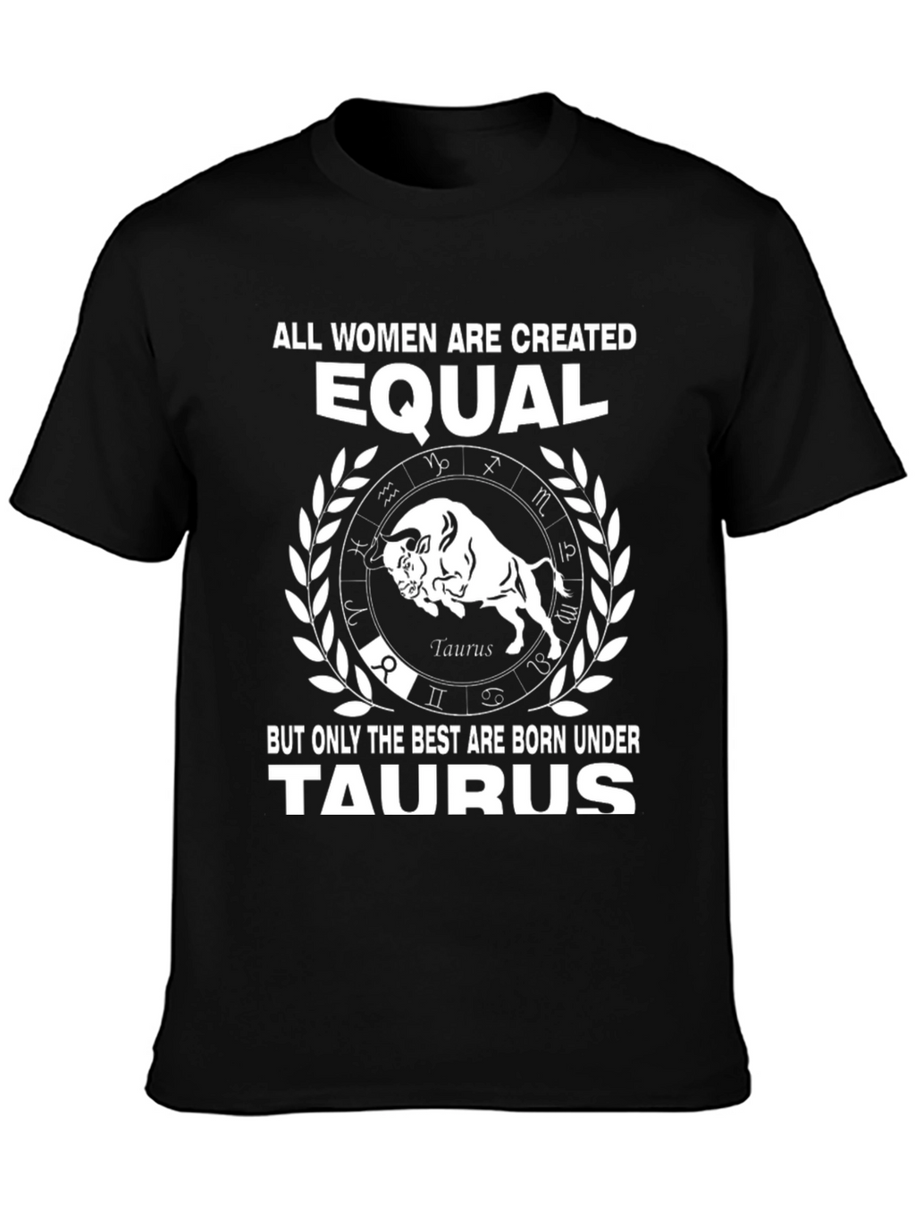 Taurus Zodiac Womens Graphic T-Shirt