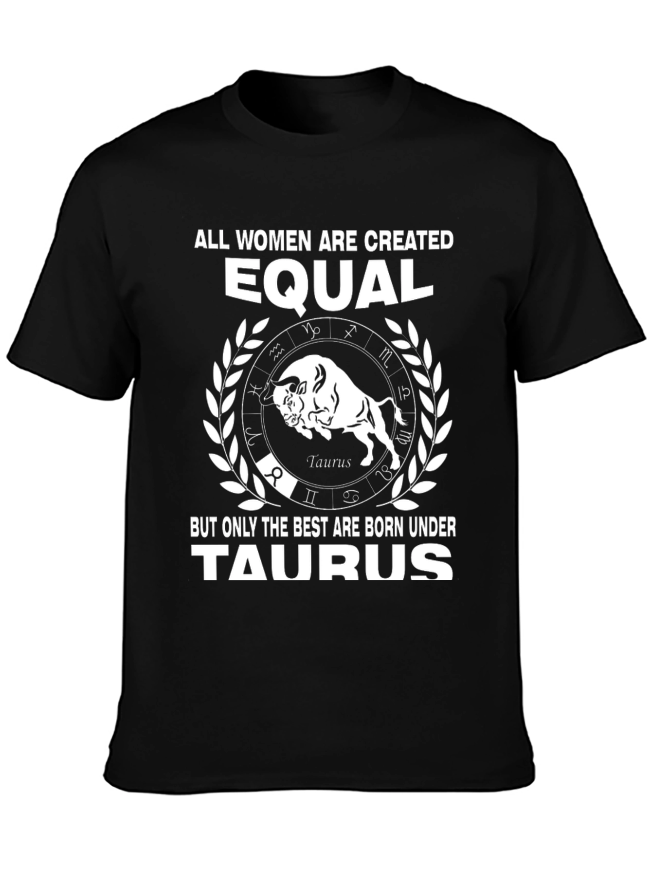 Taurus Zodiac Womens Graphic T-Shirt