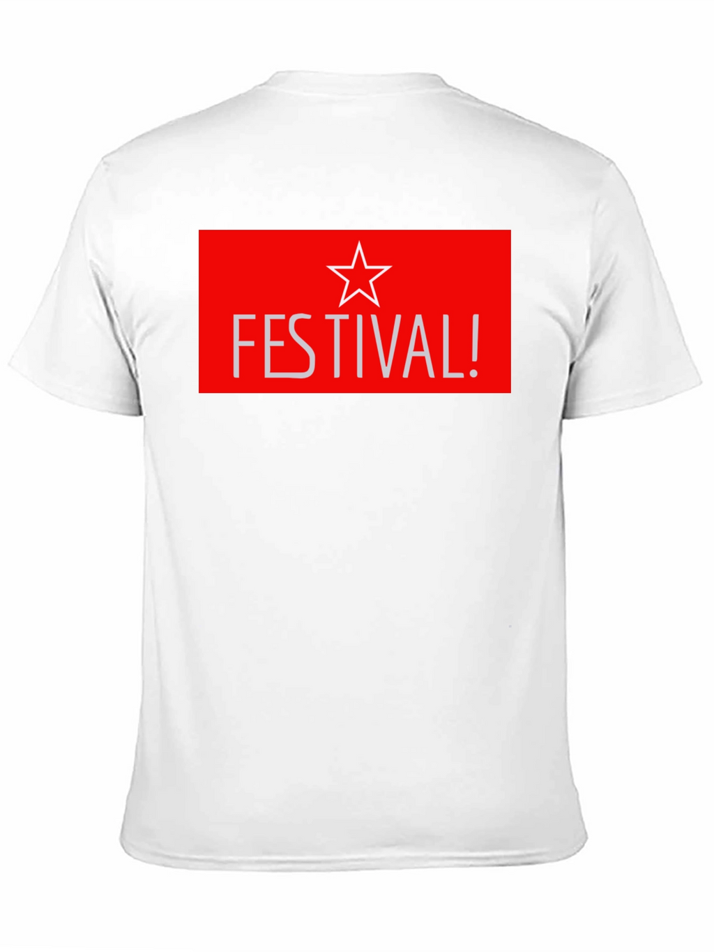 Festival Star Graphic T-Shirt - Stylish Black Tee
