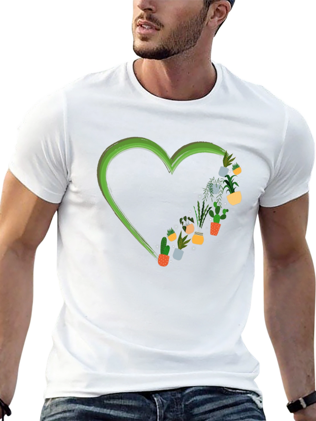 Heart Shaped Plant Lover T-Shirt