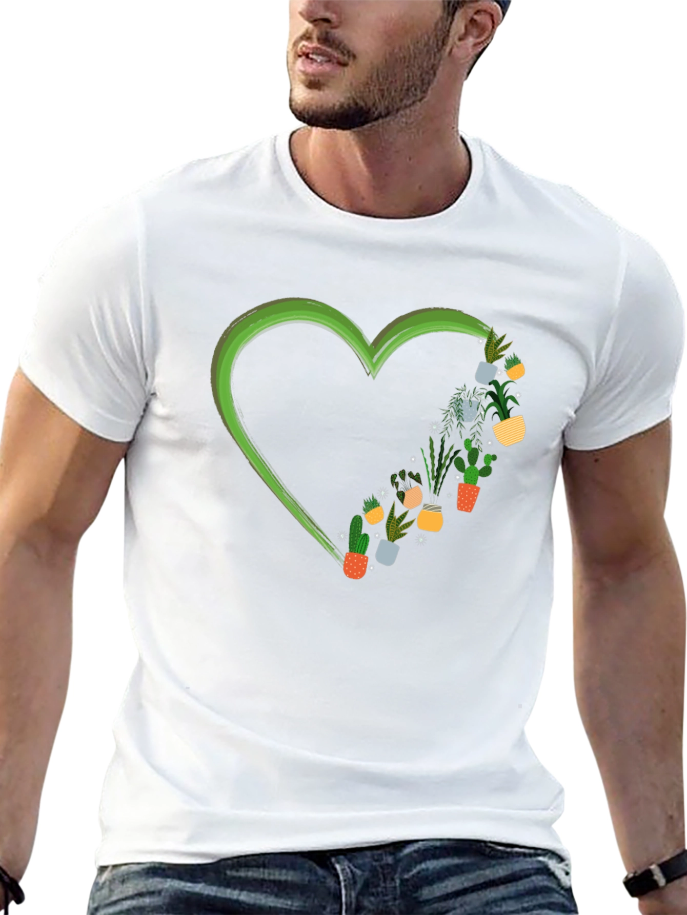 Heart Shaped Plant Lover T-Shirt