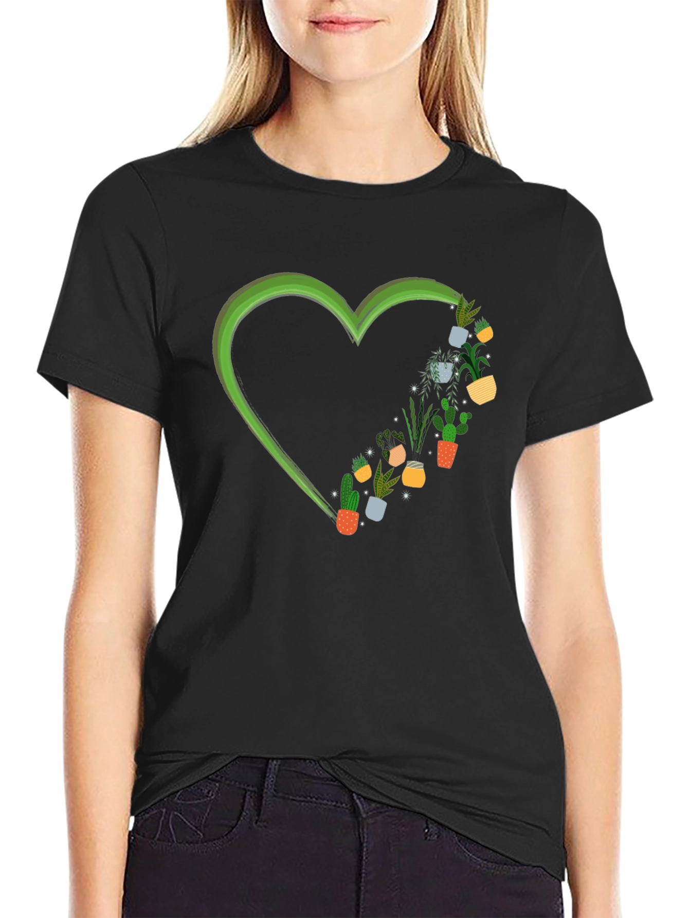 Heart Shaped Plant Lover T-Shirt