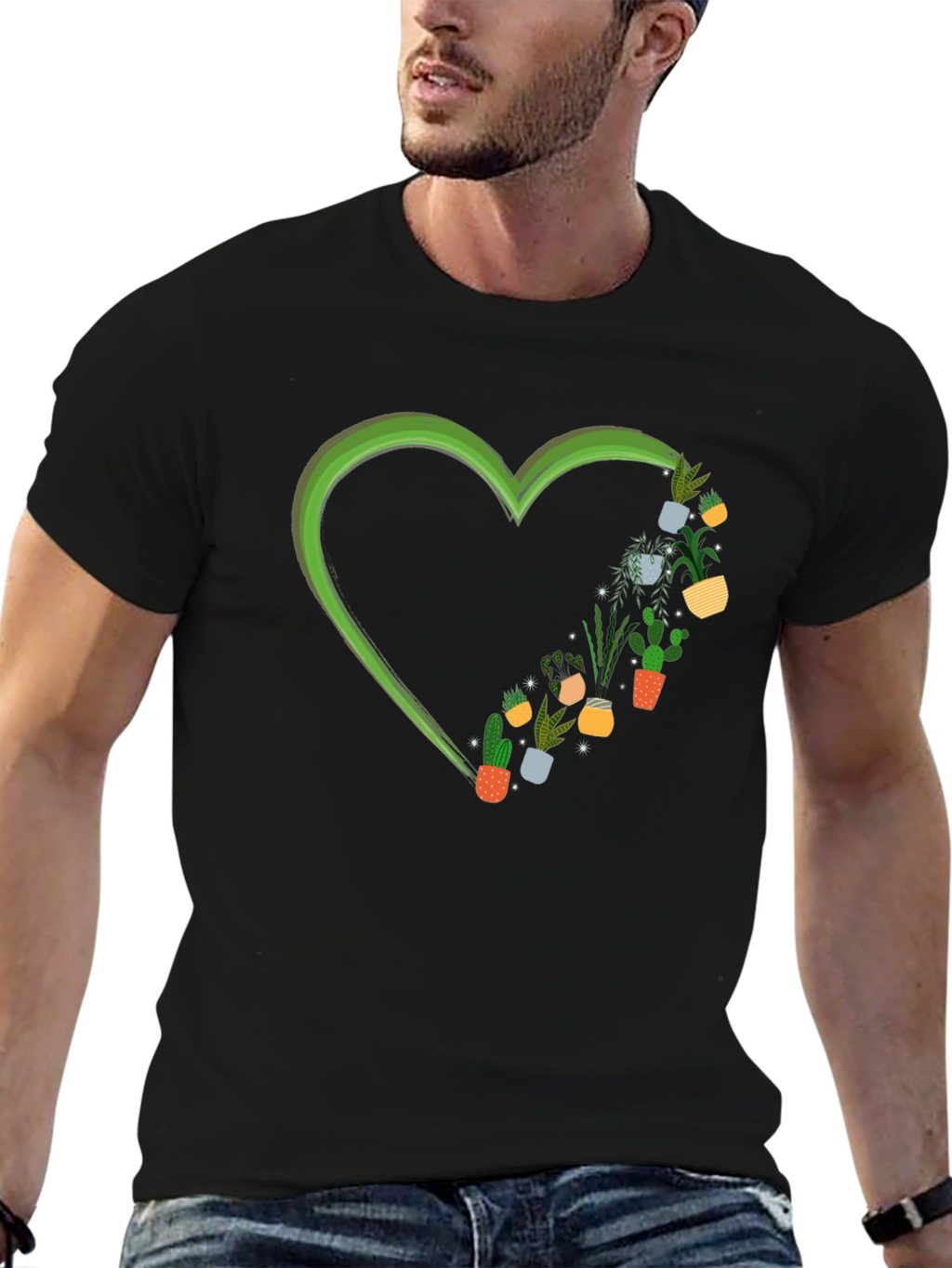 Heart Shaped Plant Lover T-Shirt