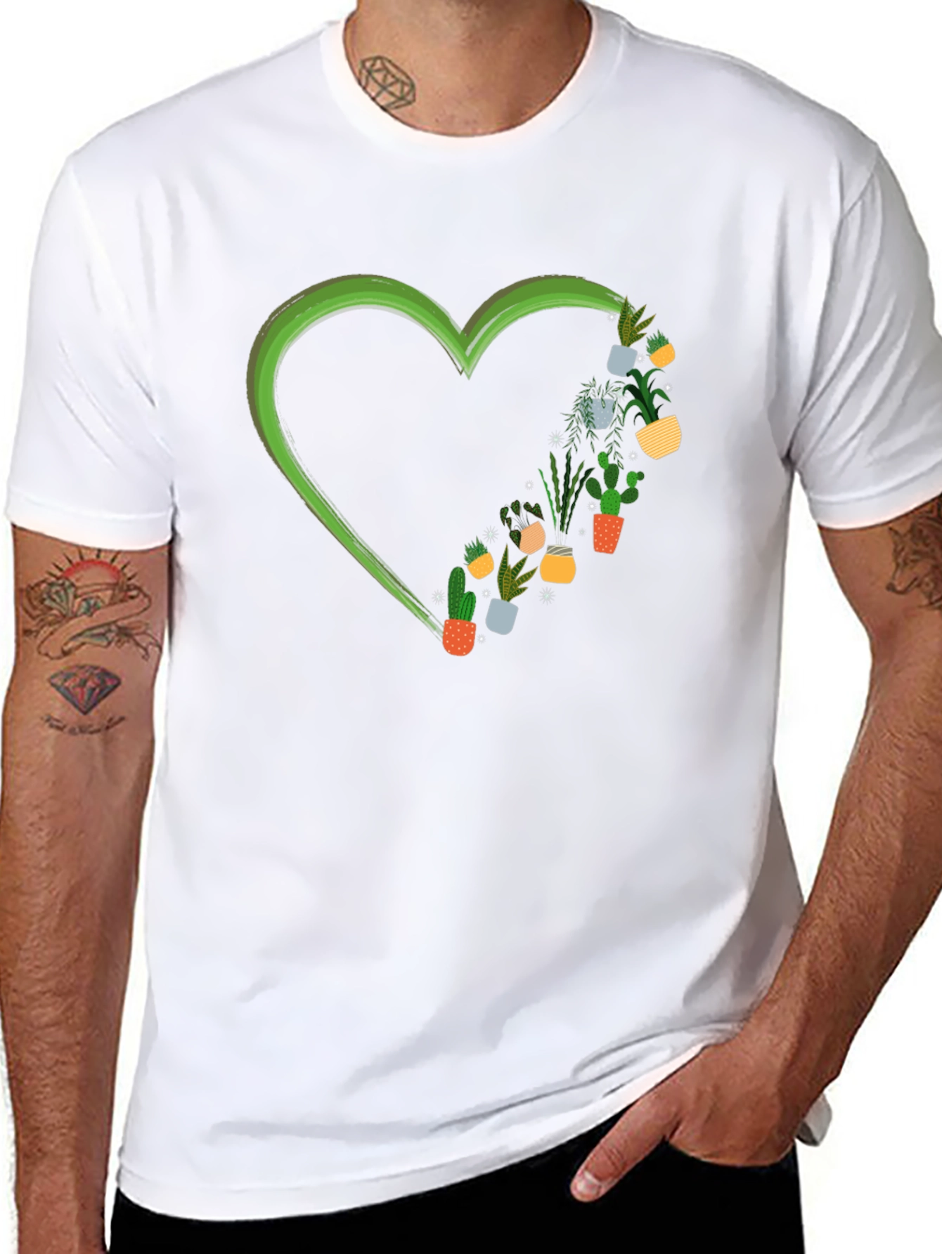 Heart Shaped Plant Lover T-Shirt