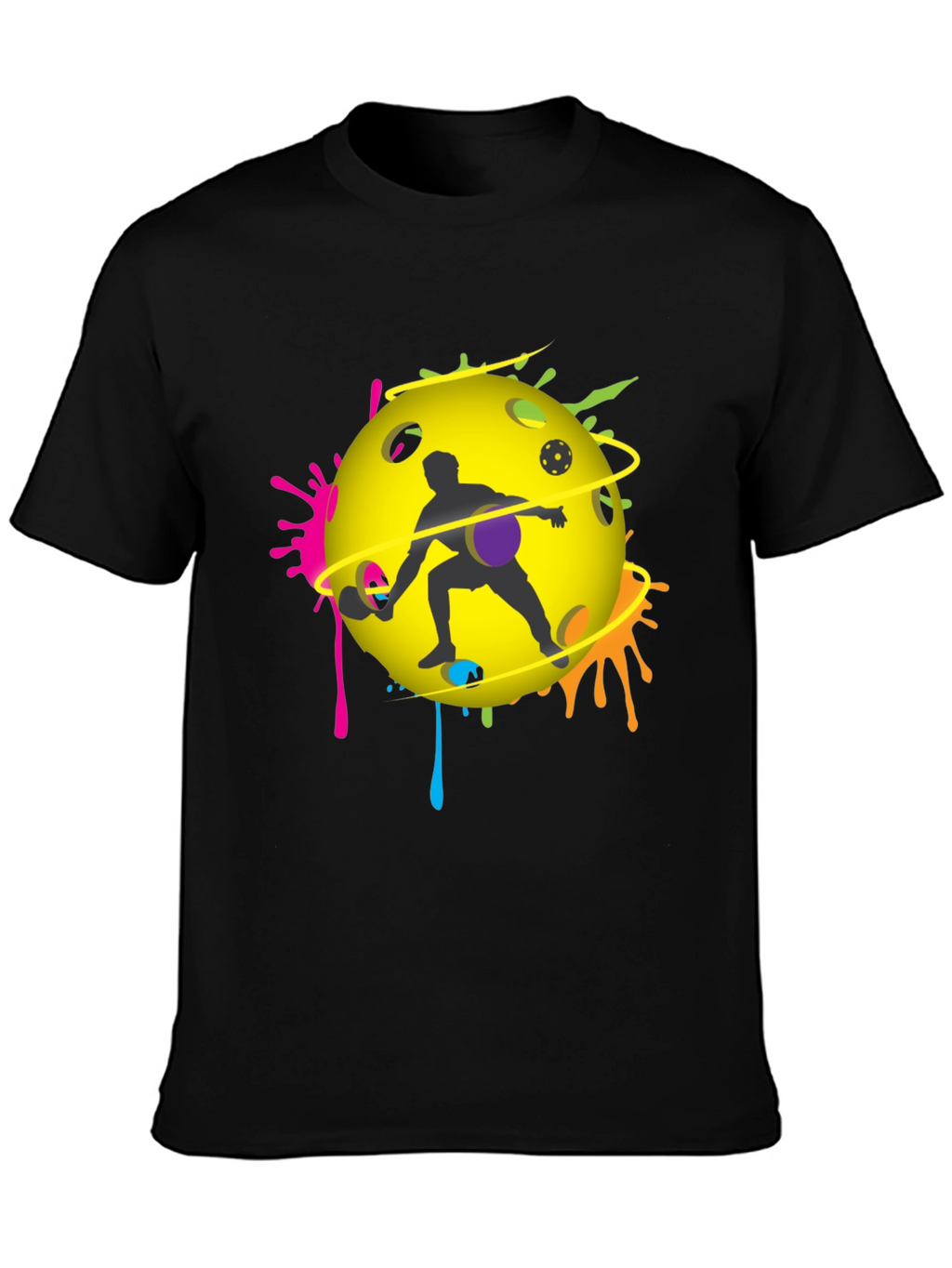 Pickleball Player Graphic T-Shirt - Unique Design