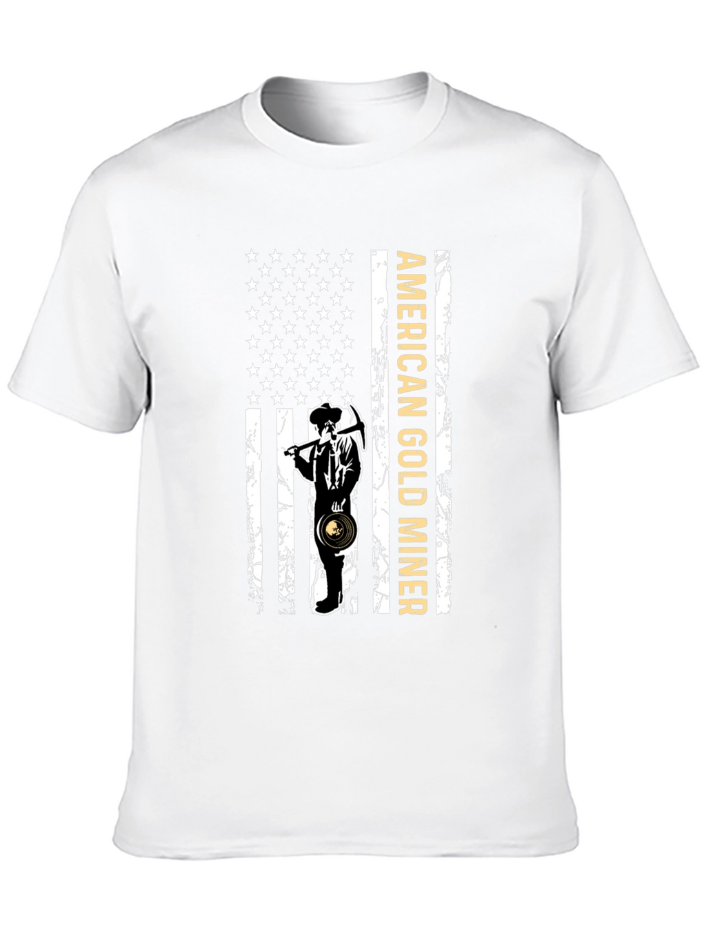 American Gold Miner Flag T-Shirt