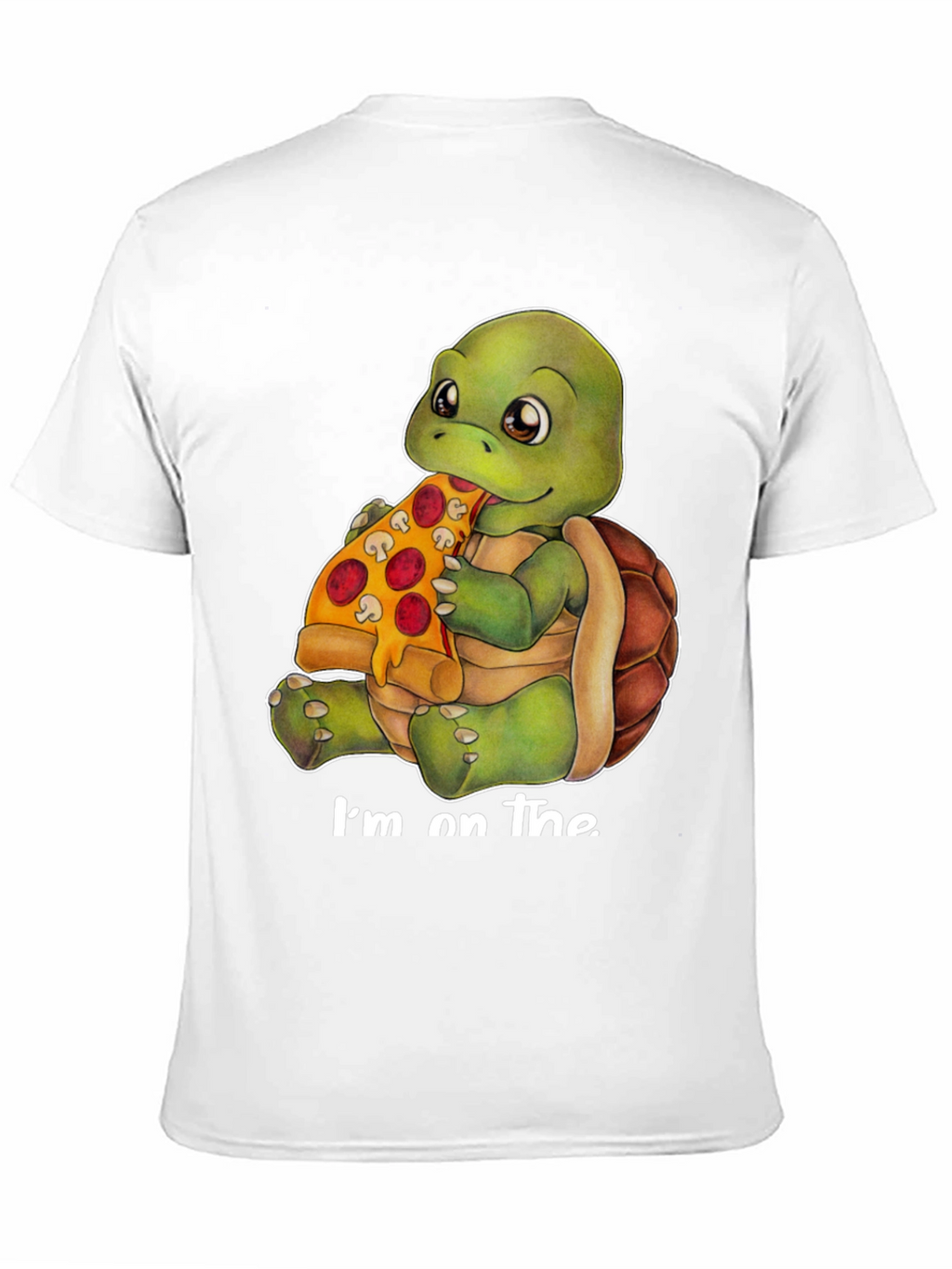 Turtle Pizza Black T-Shirt