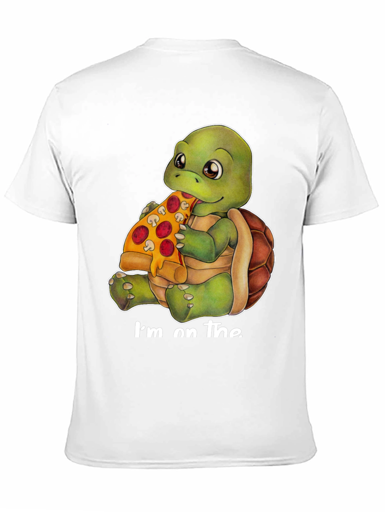 Turtle Pizza Black T-Shirt