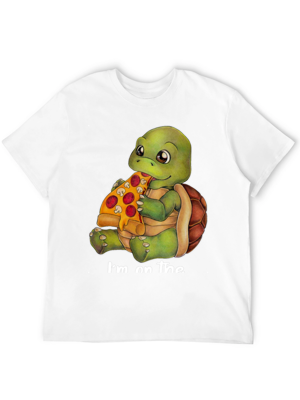 Turtle Pizza Black T-Shirt