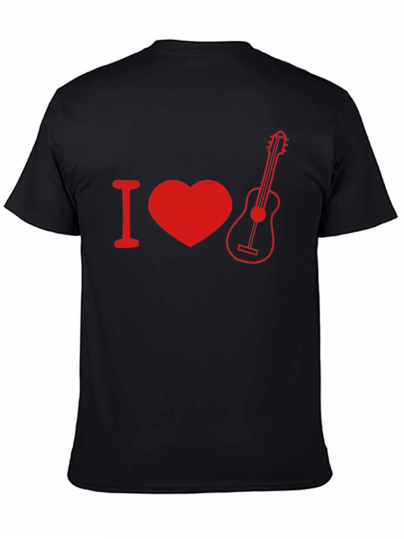I Heart Guitar Graphic Tee - Music Lover T-Shirt