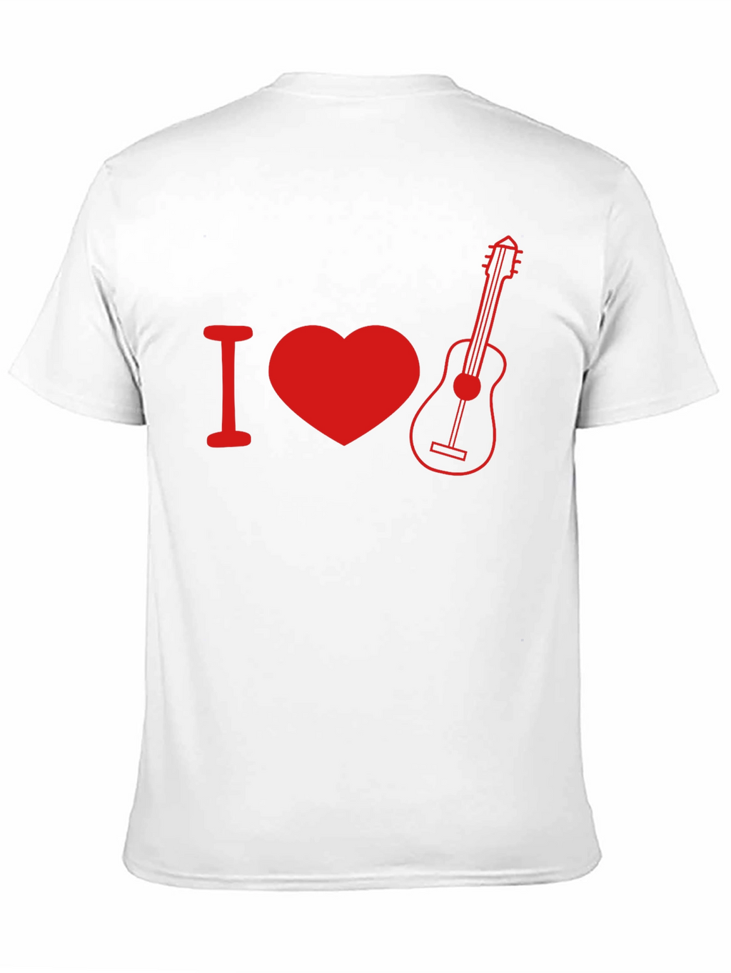 I Heart Guitar Graphic Tee - Music Lover T-Shirt