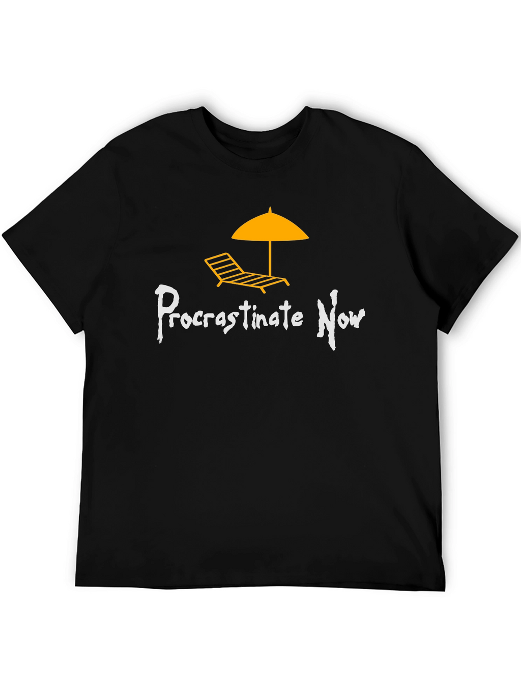 Procrastinate Now Graphic T-Shirt