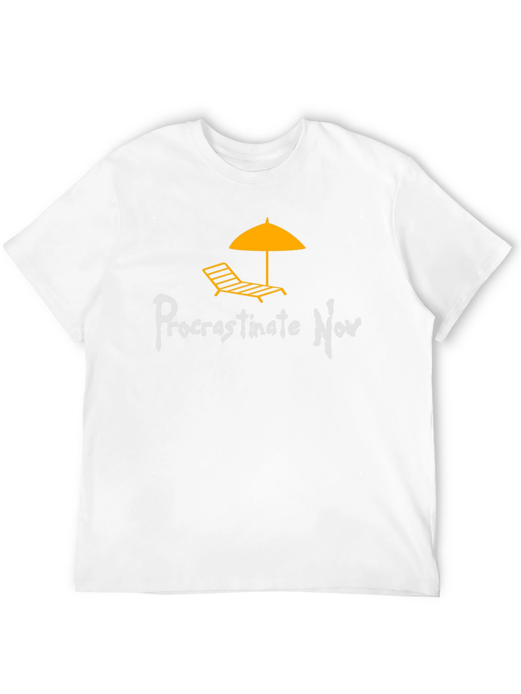 Procrastinate Now Graphic T-Shirt