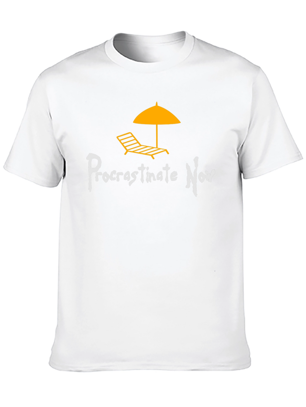 Procrastinate Now Graphic T-Shirt