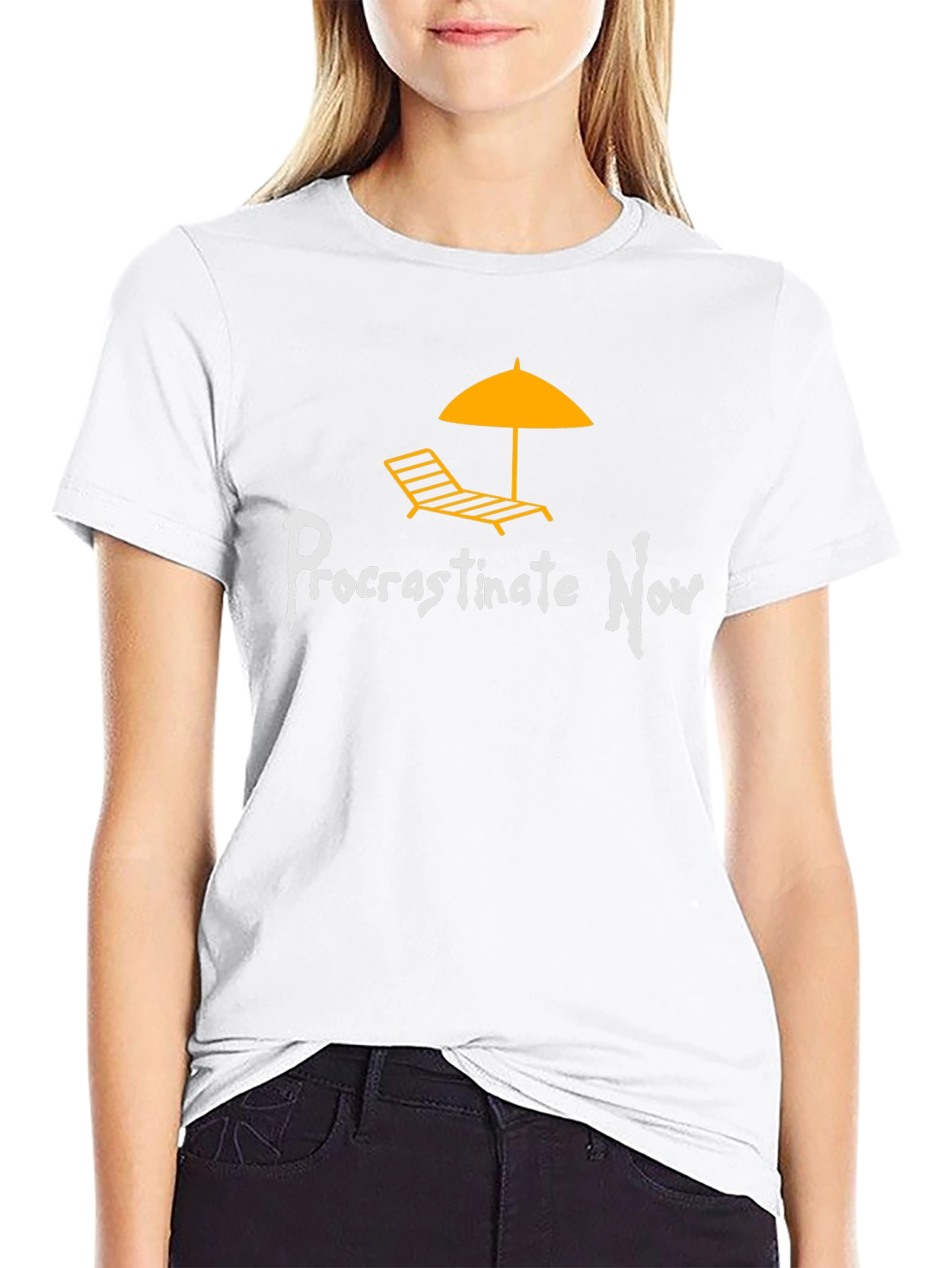 Procrastinate Now Graphic T-Shirt