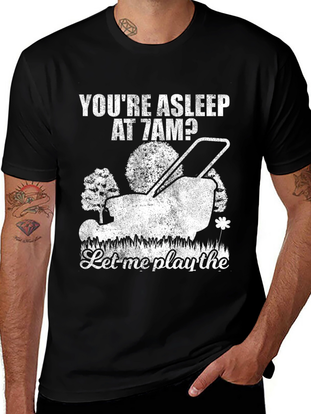 Funny Lawn Mowing T-Shirt