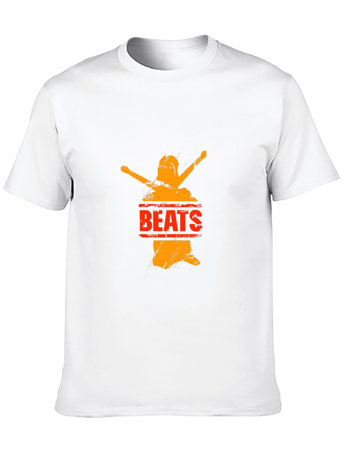 Black Graphic T-Shirt - Beats Design