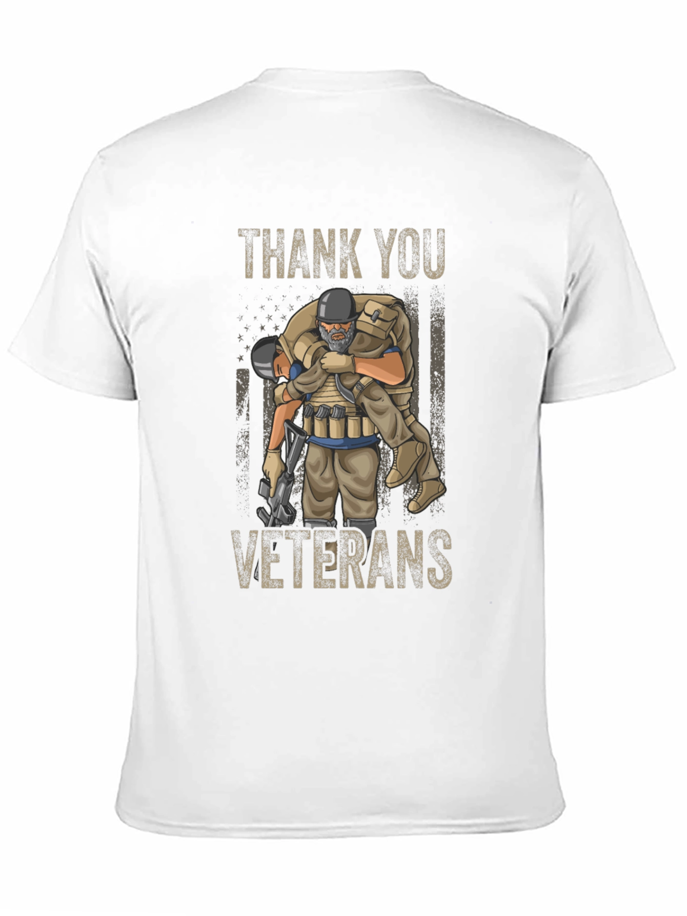 Thank You Veterans Graphic T-Shirt
