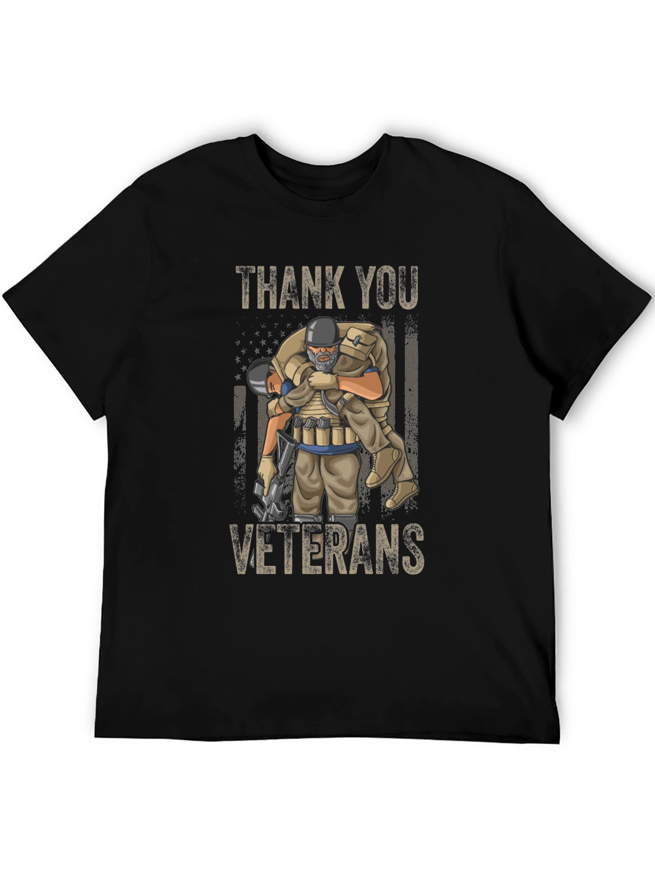 Thank You Veterans Graphic T-Shirt