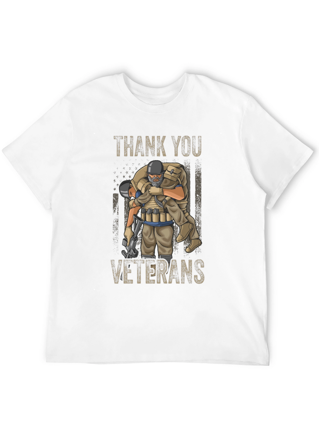 Thank You Veterans Graphic T-Shirt