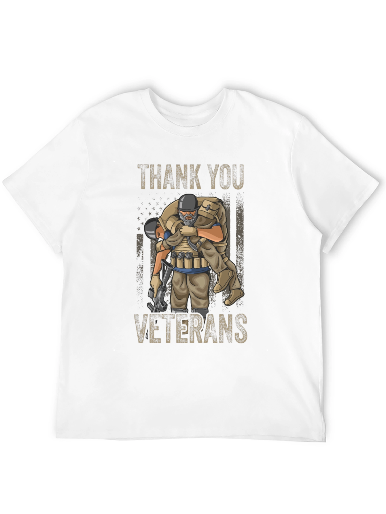 Thank You Veterans Graphic T-Shirt