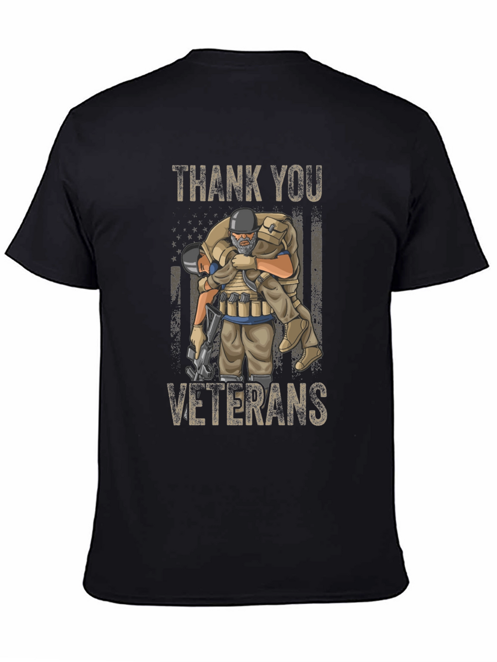 Thank You Veterans Graphic T-Shirt