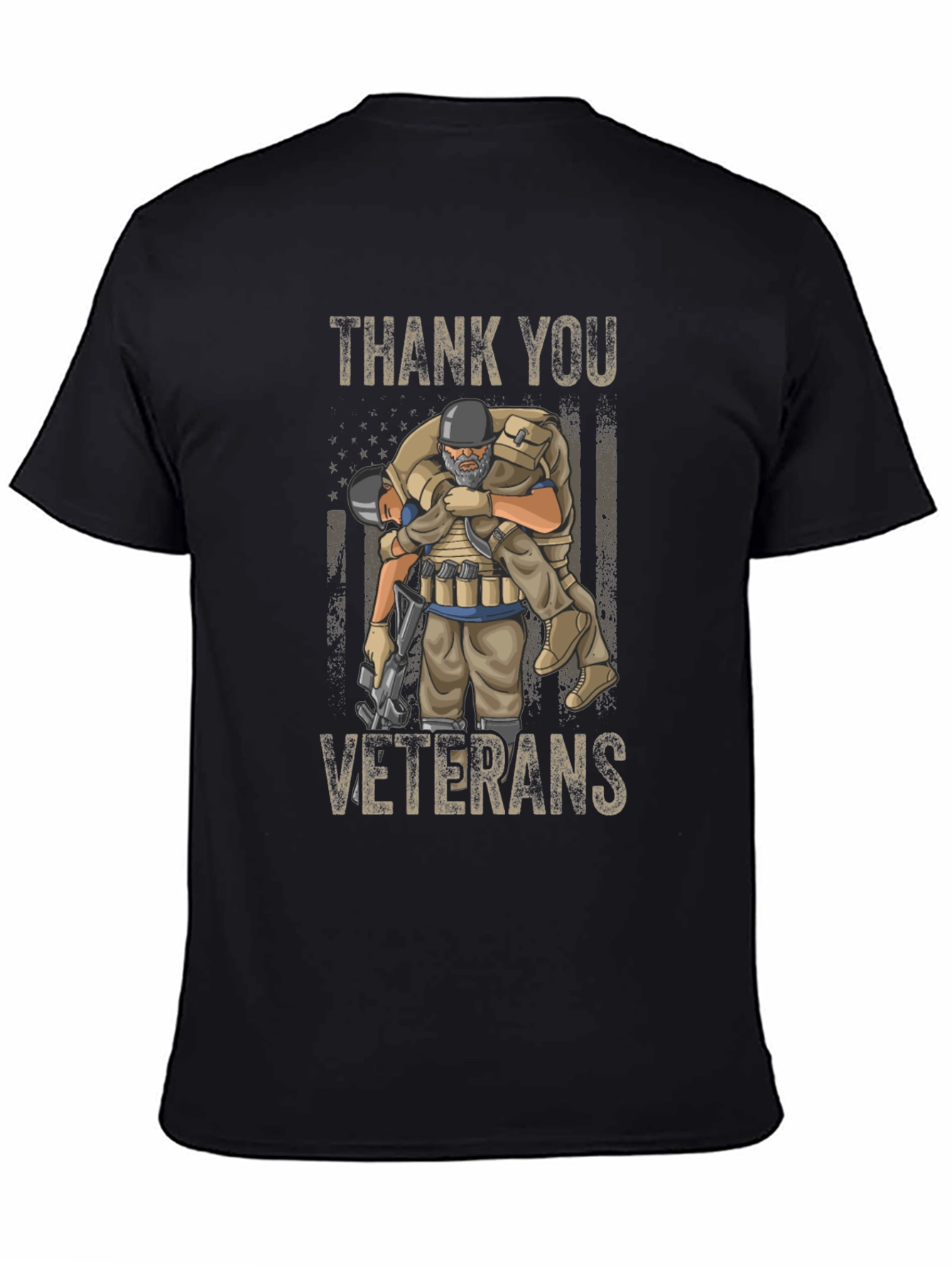 Thank You Veterans Graphic T-Shirt