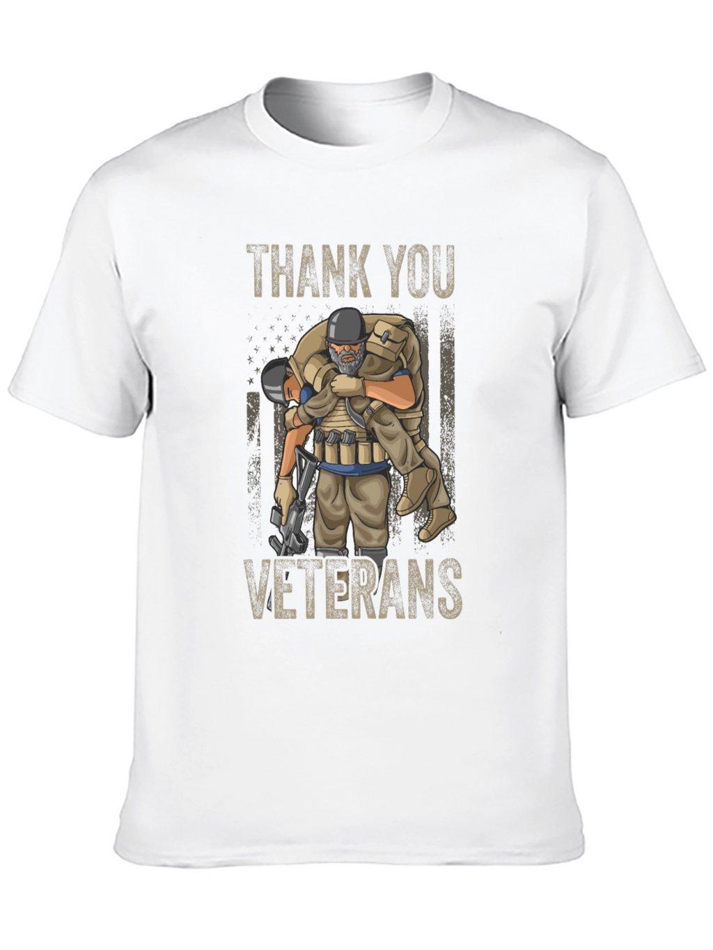 Thank You Veterans Graphic T-Shirt
