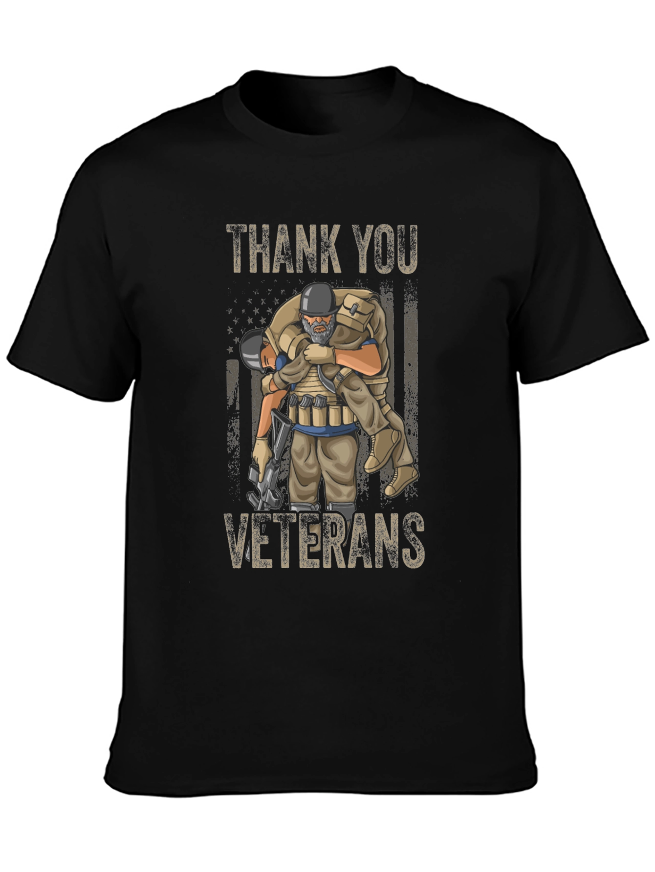Thank You Veterans Graphic T-Shirt
