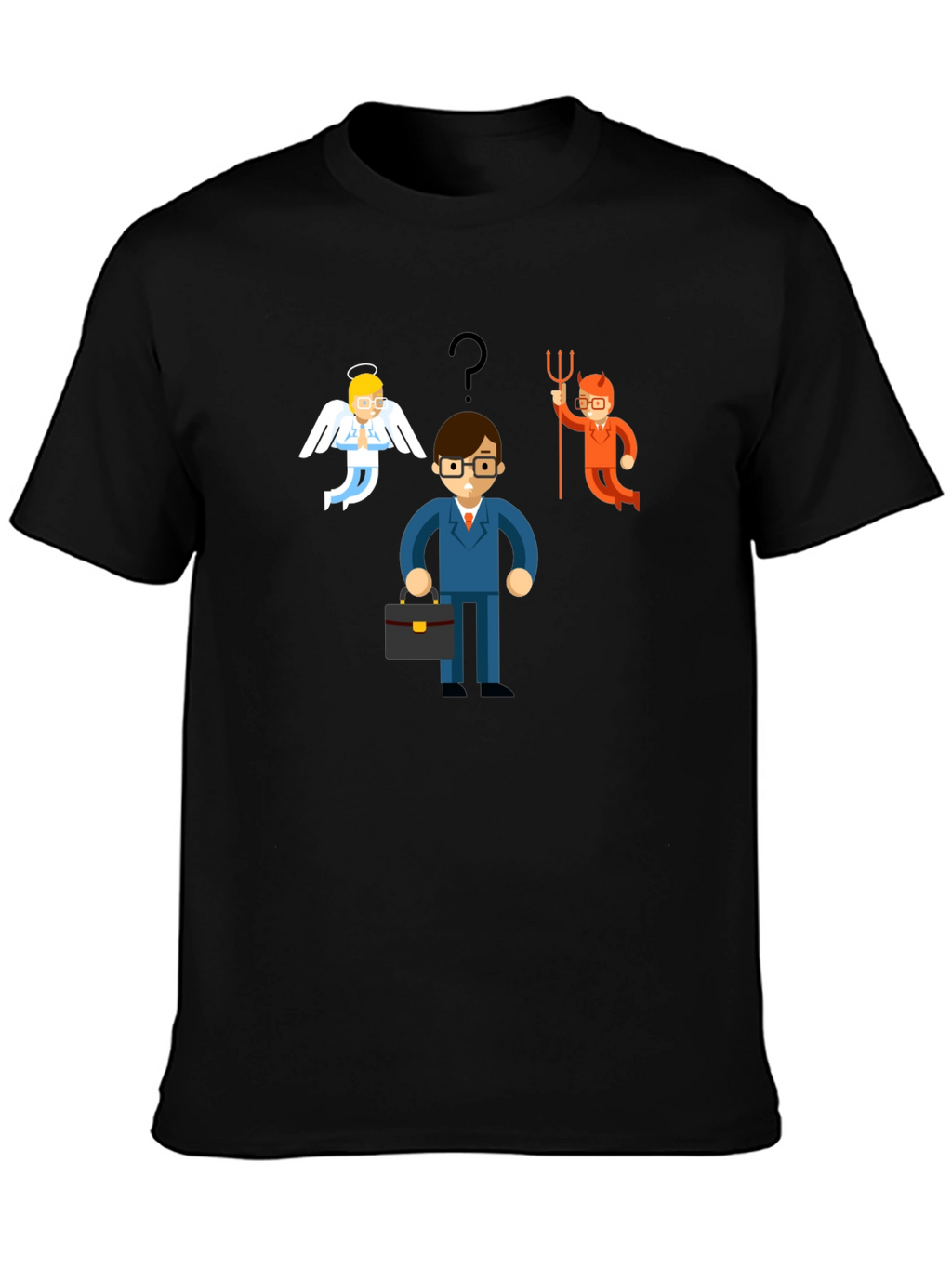 Angel vs Devil Choice T-Shirt